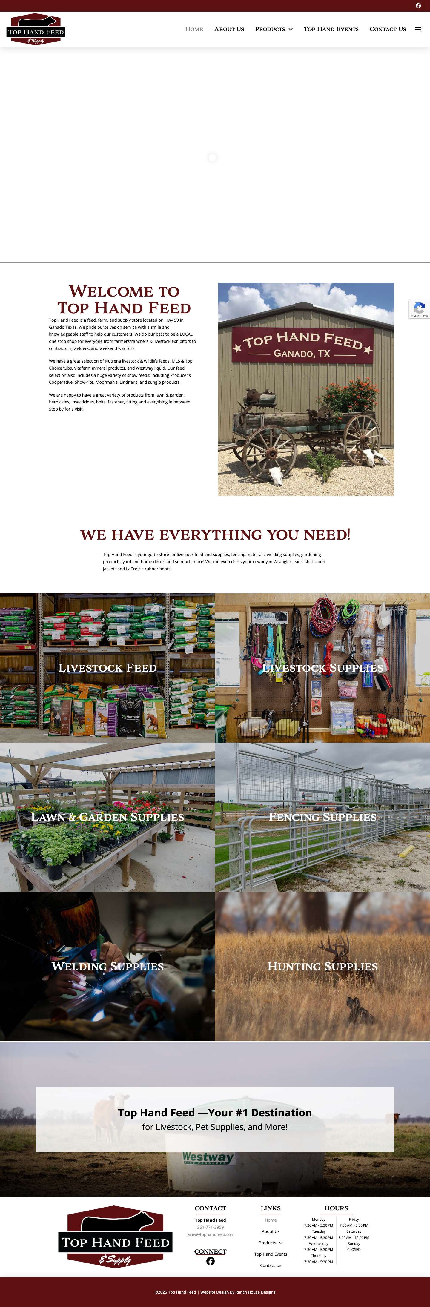 Home - Top Hand Feed - Full Screenshot