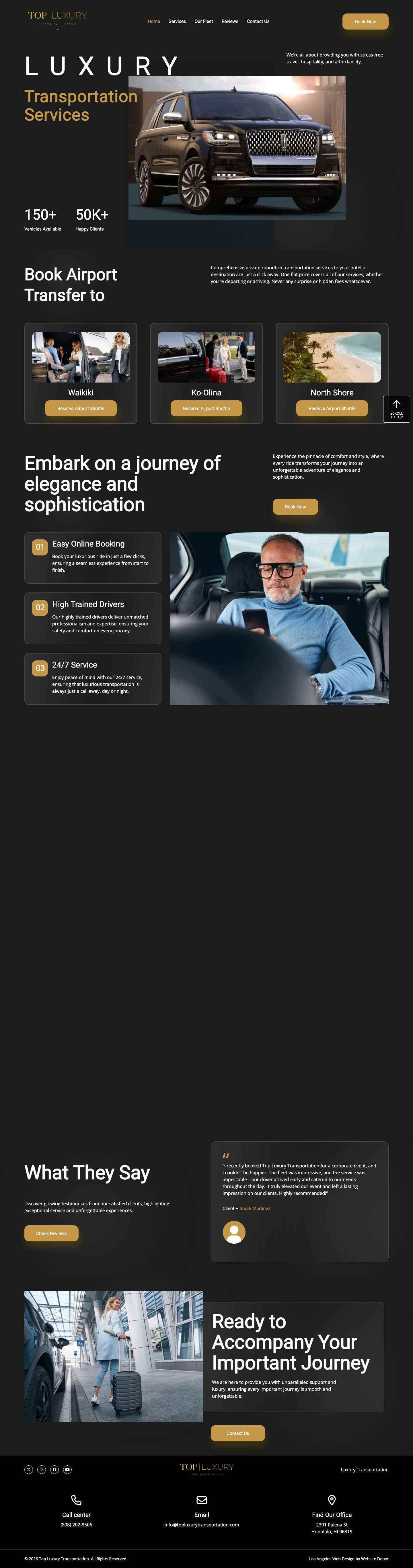 Top Luxury Transportation - Top Luxury Transportation - Full Screenshot