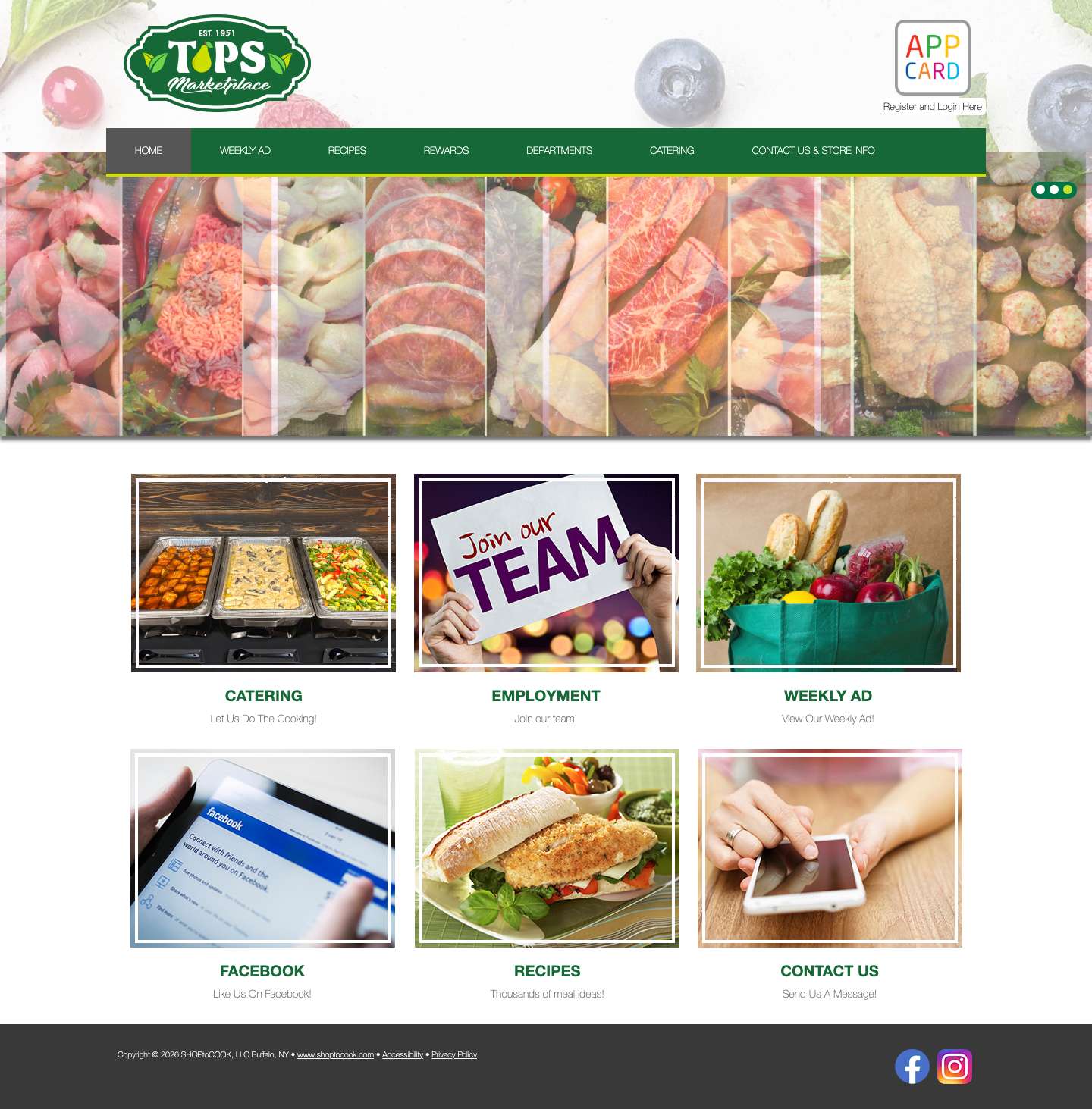 Tops Marketplace | Welcome to the official website of Tops Marketplace! - Full Screenshot