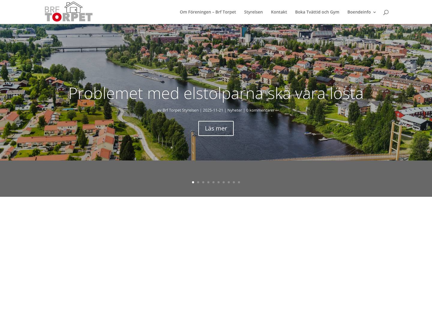 BRF Torpet | Tryggt boende i en stabil förening - Full Screenshot
