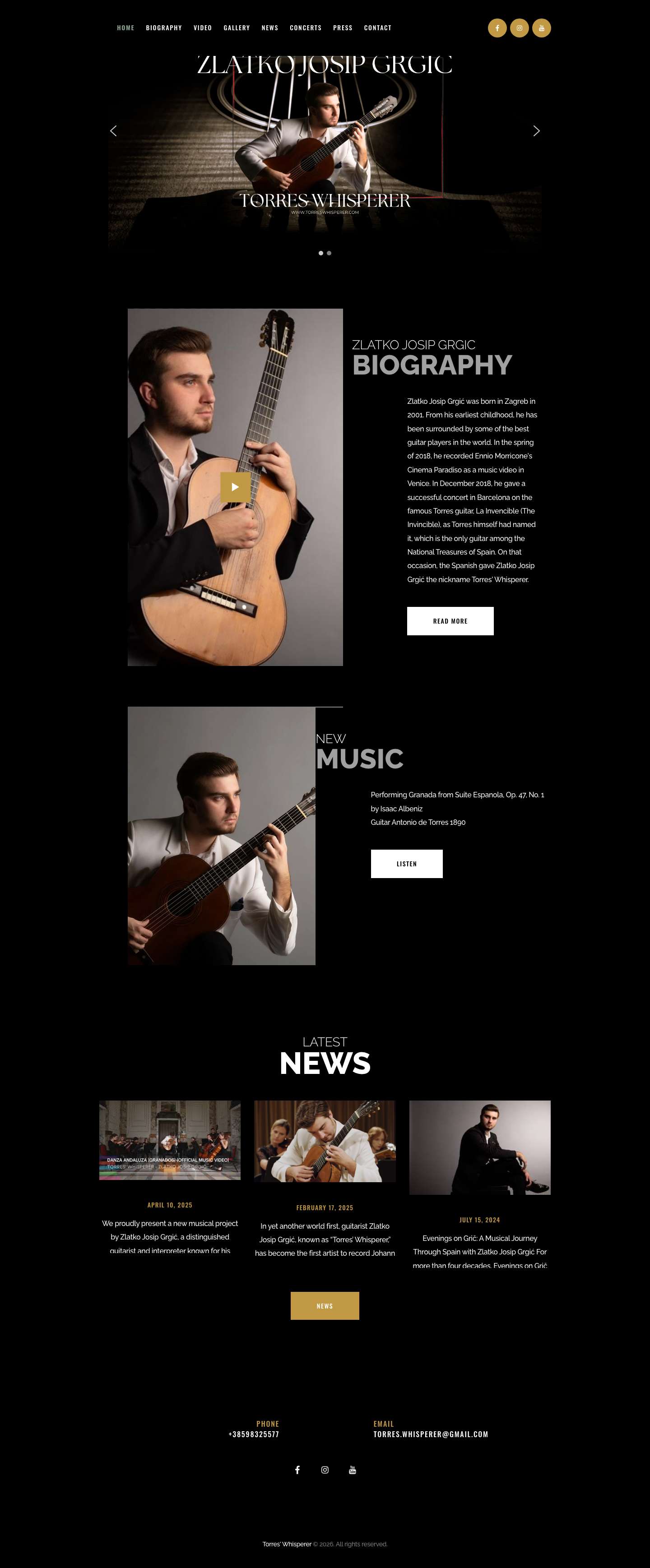 Home - Torres' Whisperer - Full Screenshot