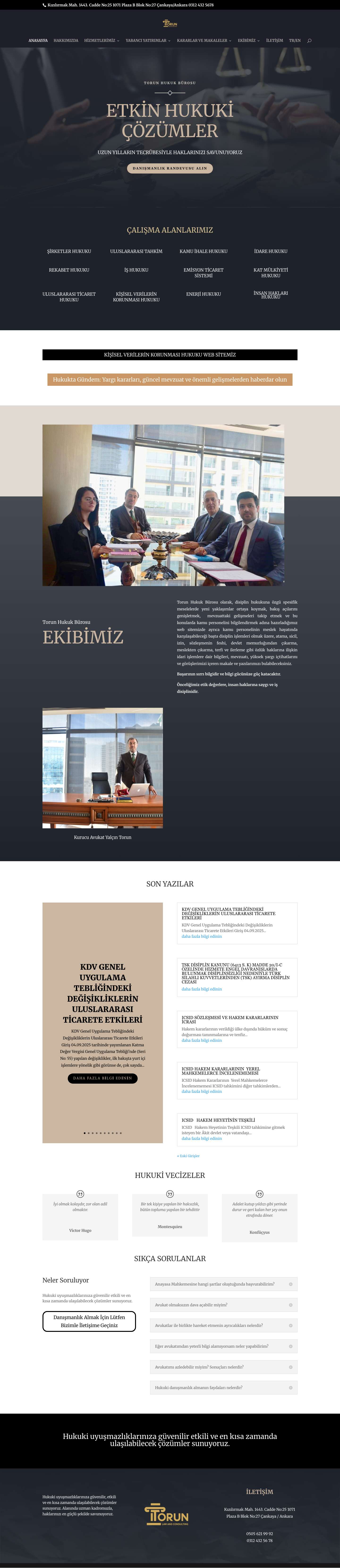 Torun Hukuk Bürosu | - Full Screenshot