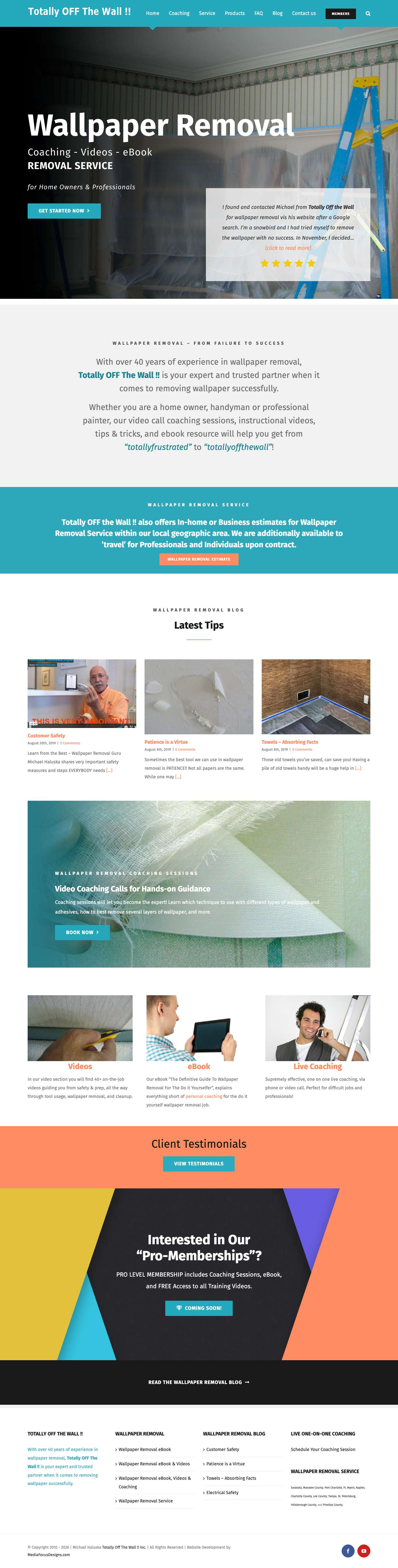 Totally OFF The Wall – Wallpaper Removal - Full Screenshot