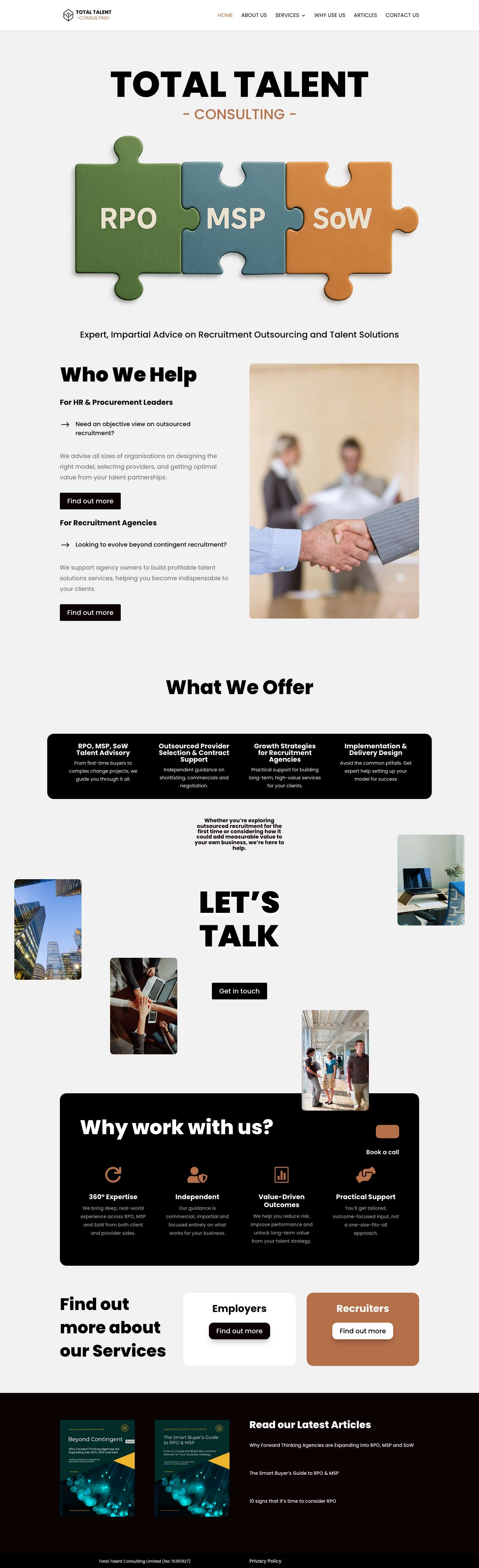 Total Talent Consultancy - Total Talent Consultancy - Full Screenshot