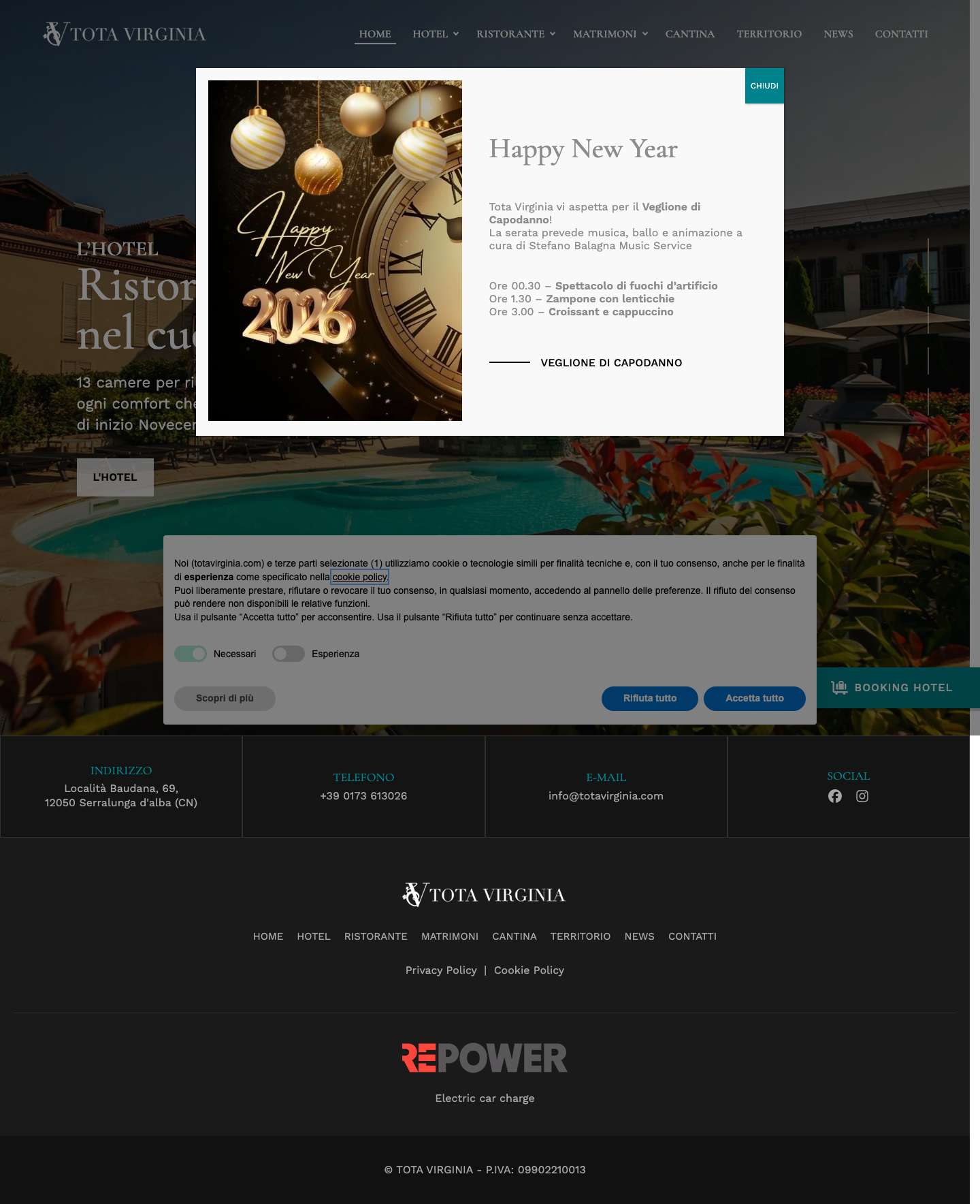 Tota Virgina: Ristorante e Albergo - Full Screenshot