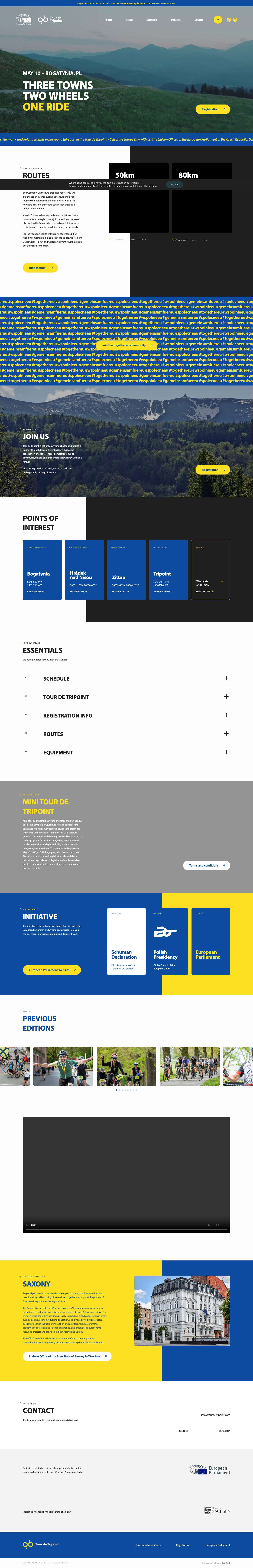 Rajd rowerowy Tour de Tripoint - Full Screenshot