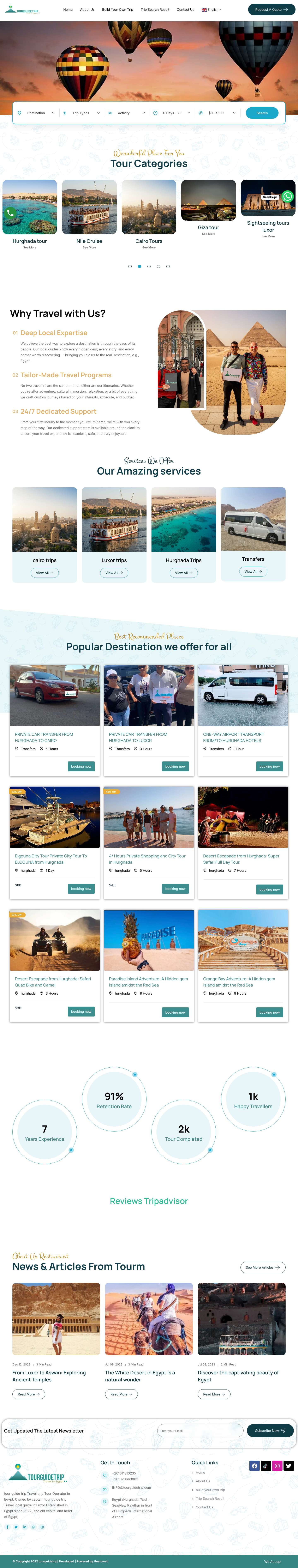 tourguidetrip -home - Full Screenshot