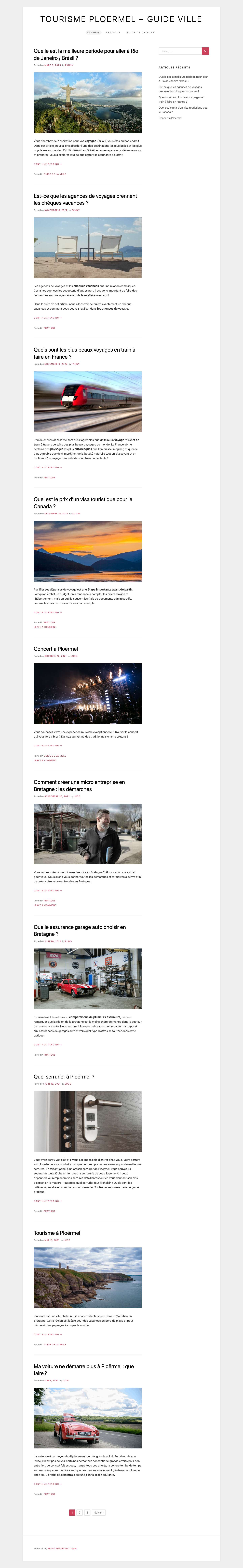 Tourisme Ploermel - Guide Ville -searchexpand - Full Screenshot