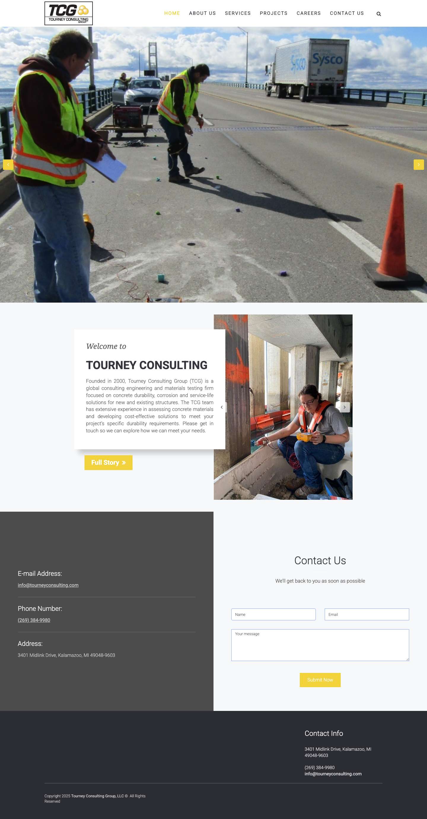 Tourney Consulting Group - Full Screenshot
