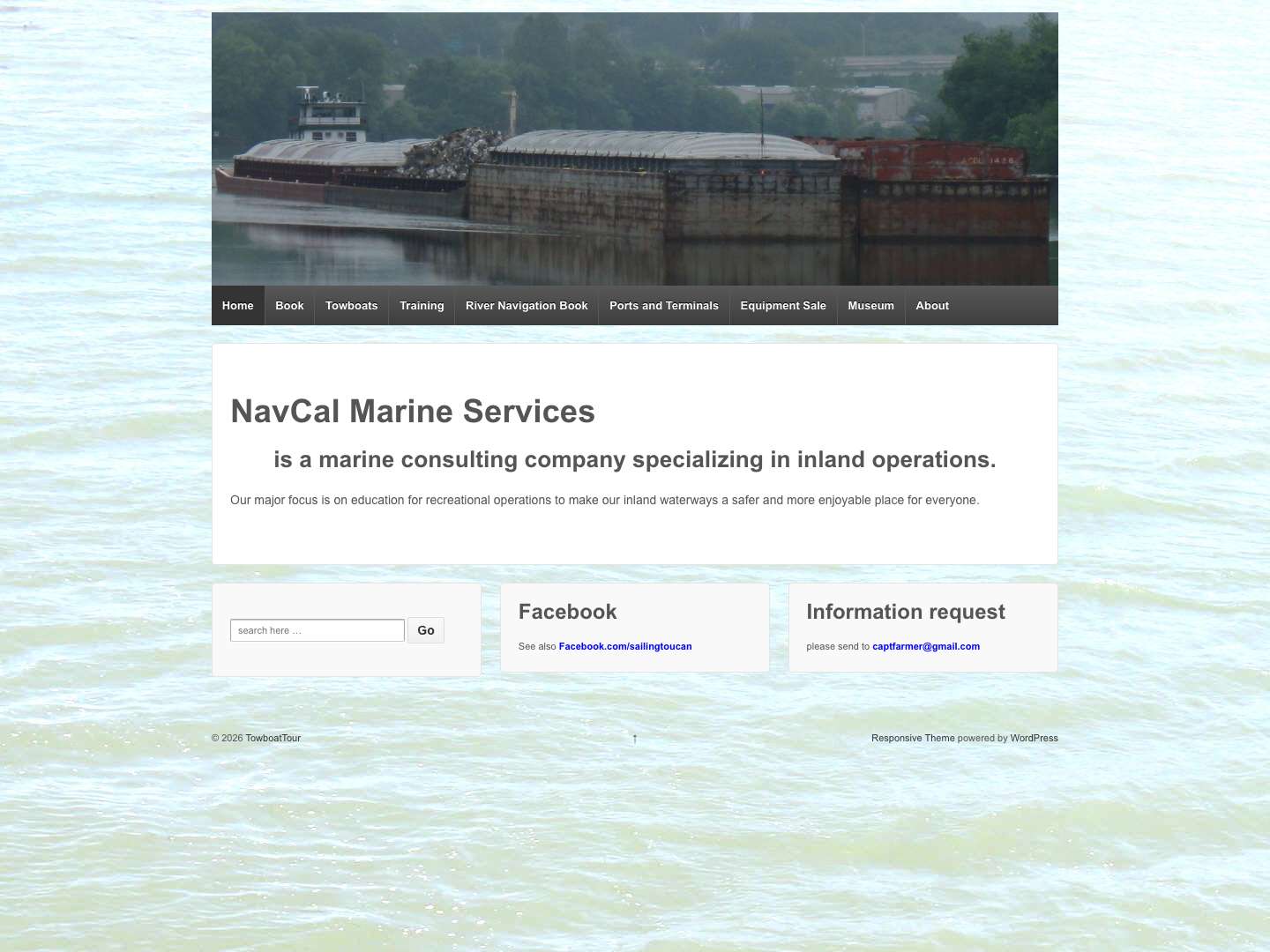 NavCal Marine Services - TowboatTour - Full Screenshot
