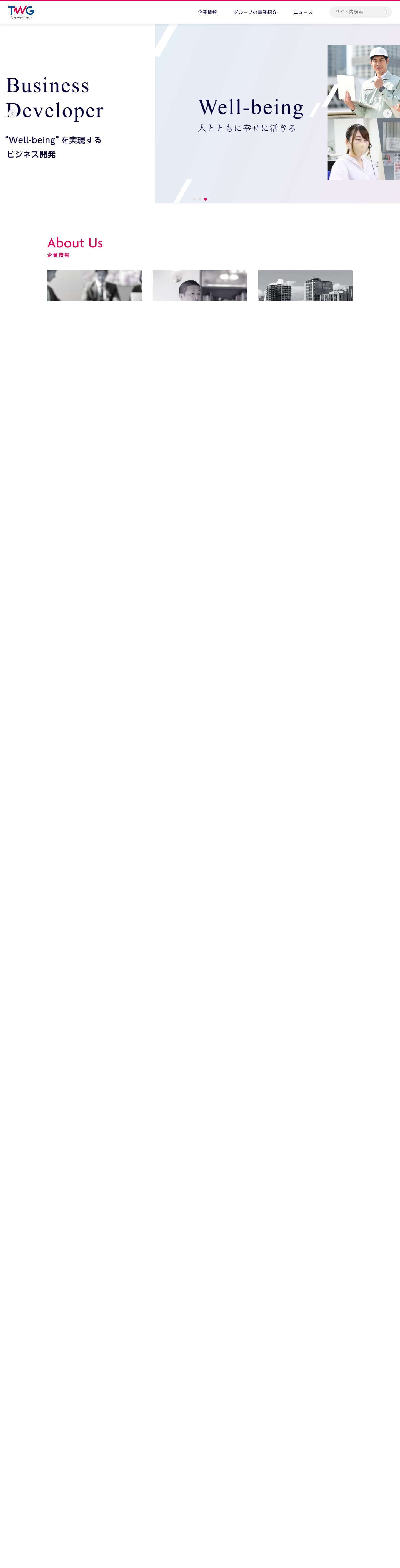 TWG｜東洋ワークグループ株式会社 - Full Screenshot