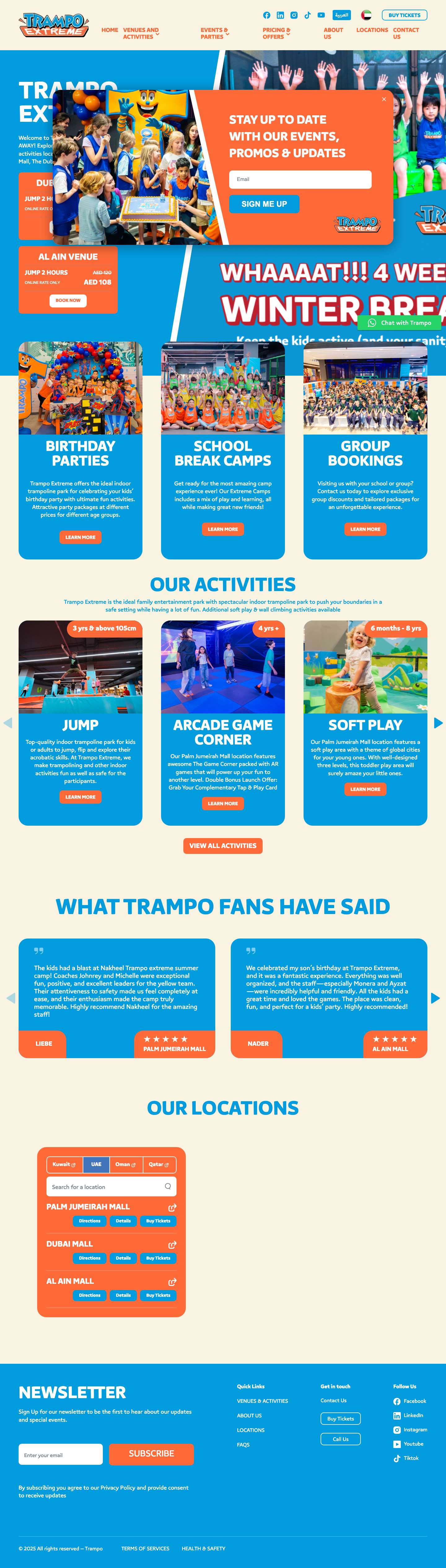 Indoor Trampoline Park for Kids 3 years and above – Safe & Fun Play Zone for Kids - Full Screenshot
