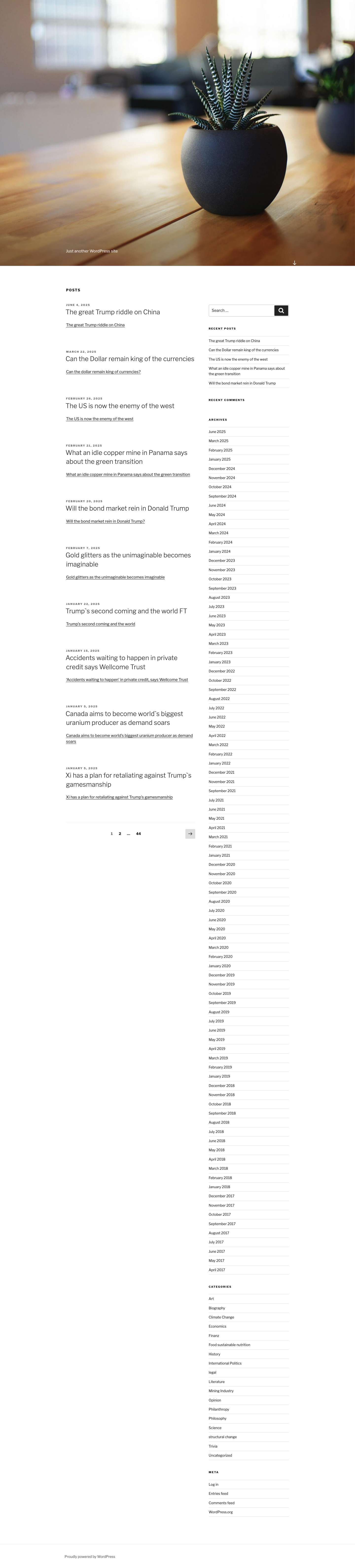 Just another WordPress site - Full Screenshot