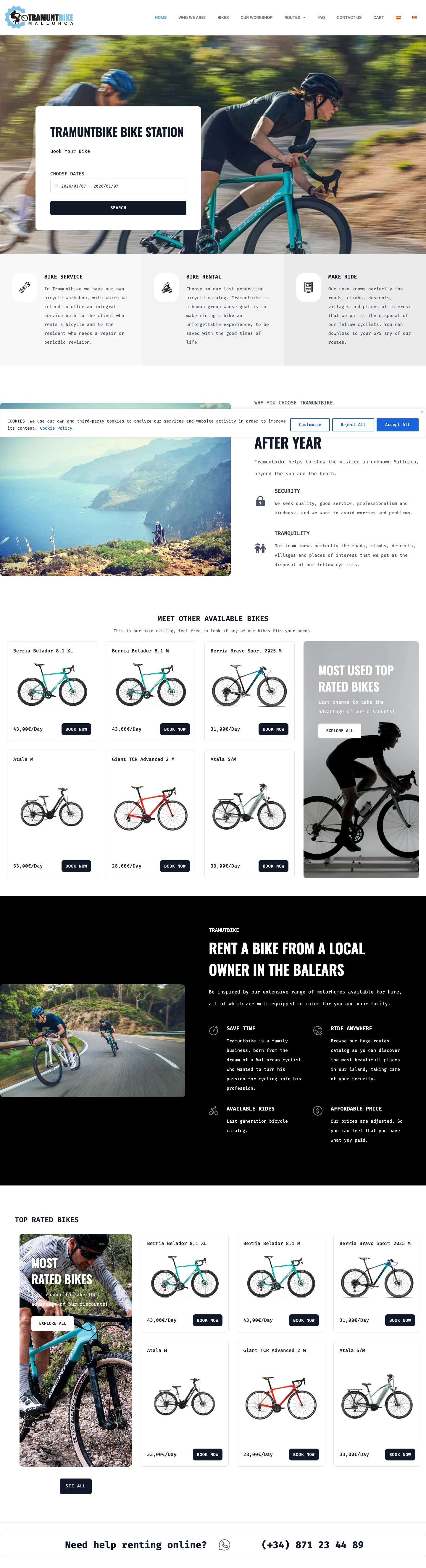 Tramuntbike - Full Screenshot