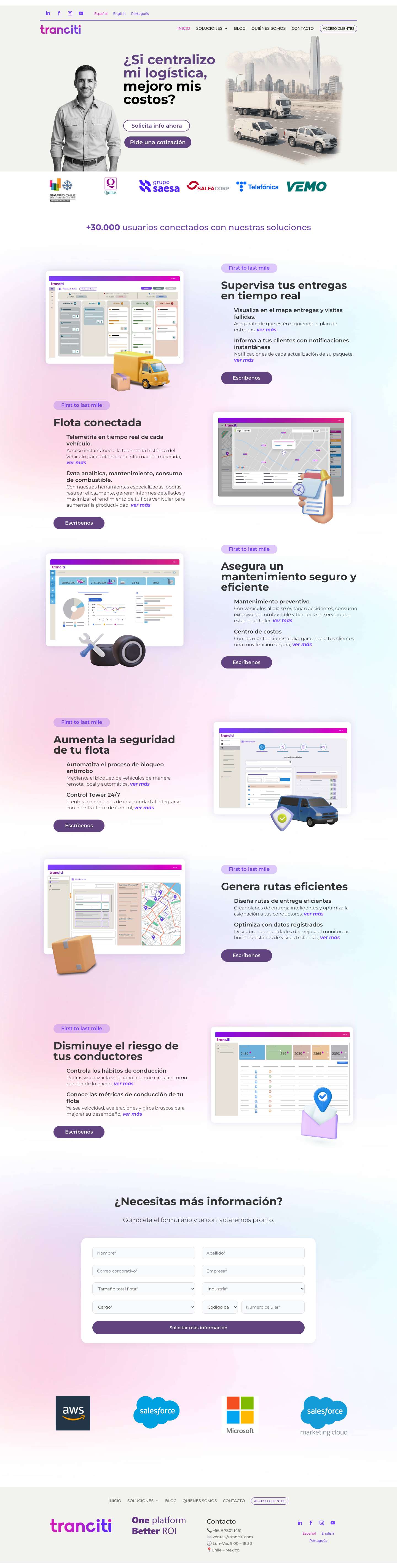 Inicio - Tranciti - Full Screenshot