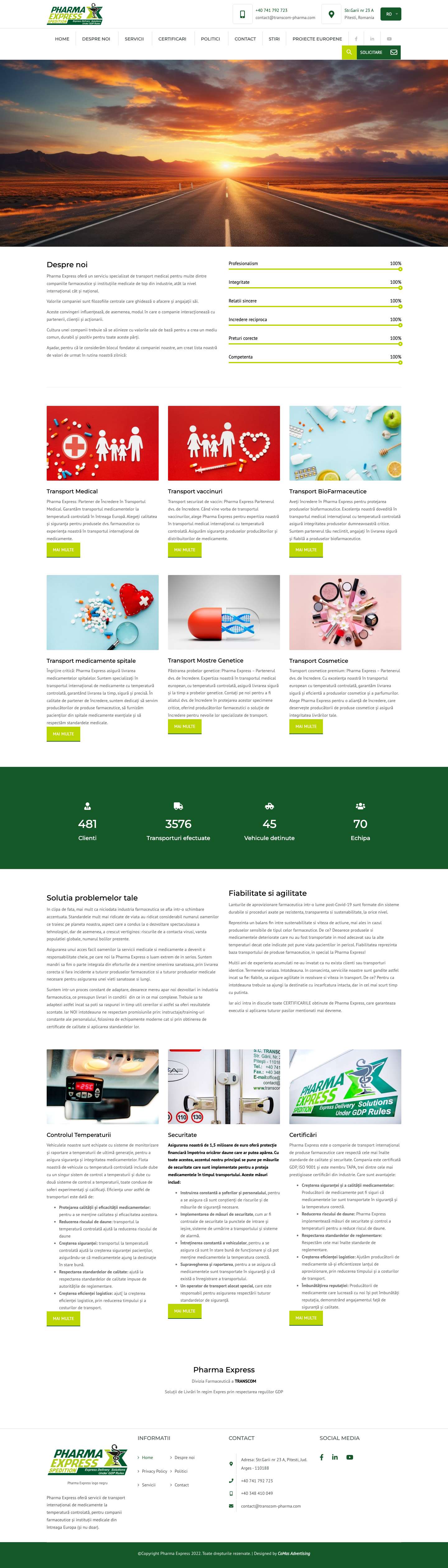 Home - Pharma Express - Full Screenshot