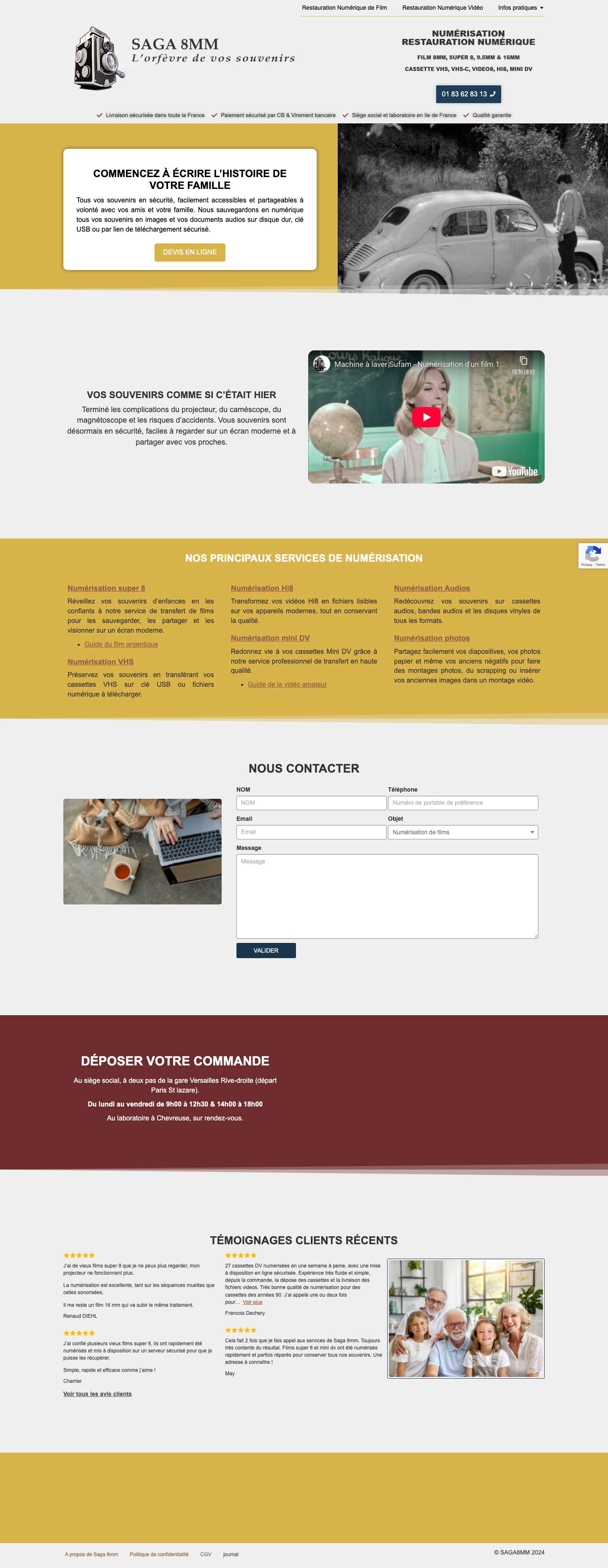 SAGA 8MM : Écrivez l'Histoire de Votre Famille ! - Full Screenshot