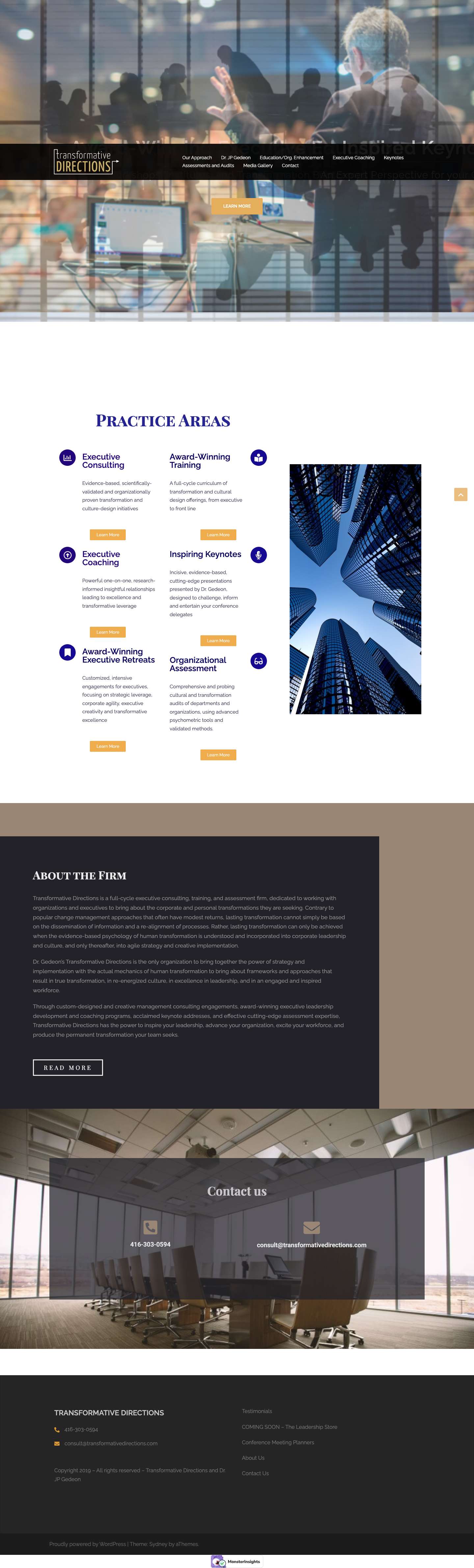 Home - Transformative Directions - Full Screenshot