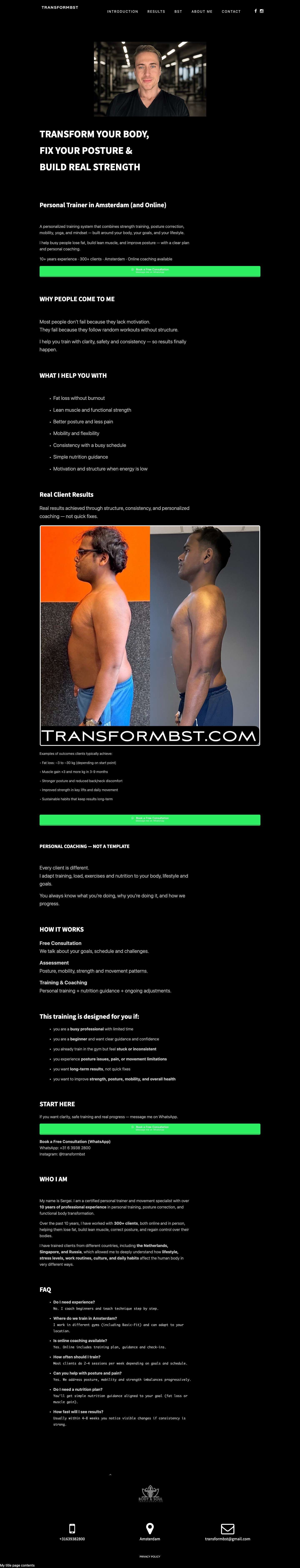 — transformbst.com - Full Screenshot