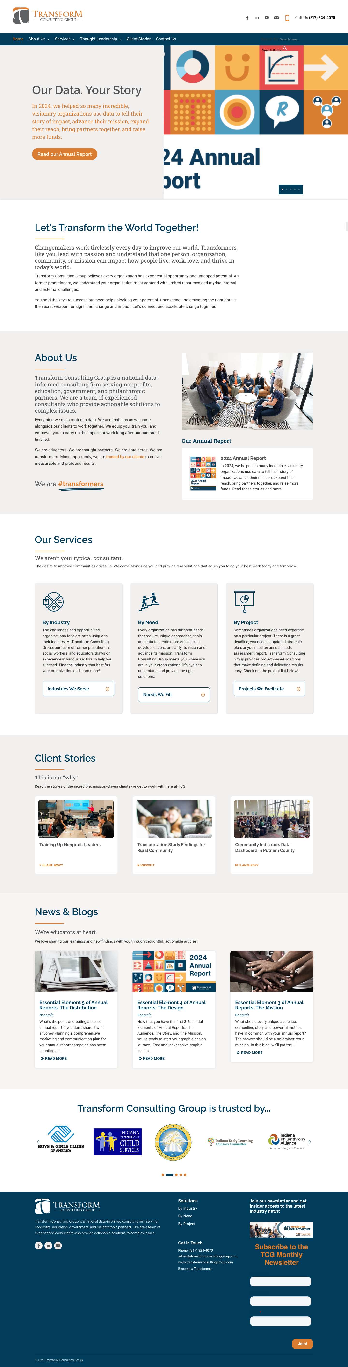 Home - Transform Consulting Group - Full Screenshot