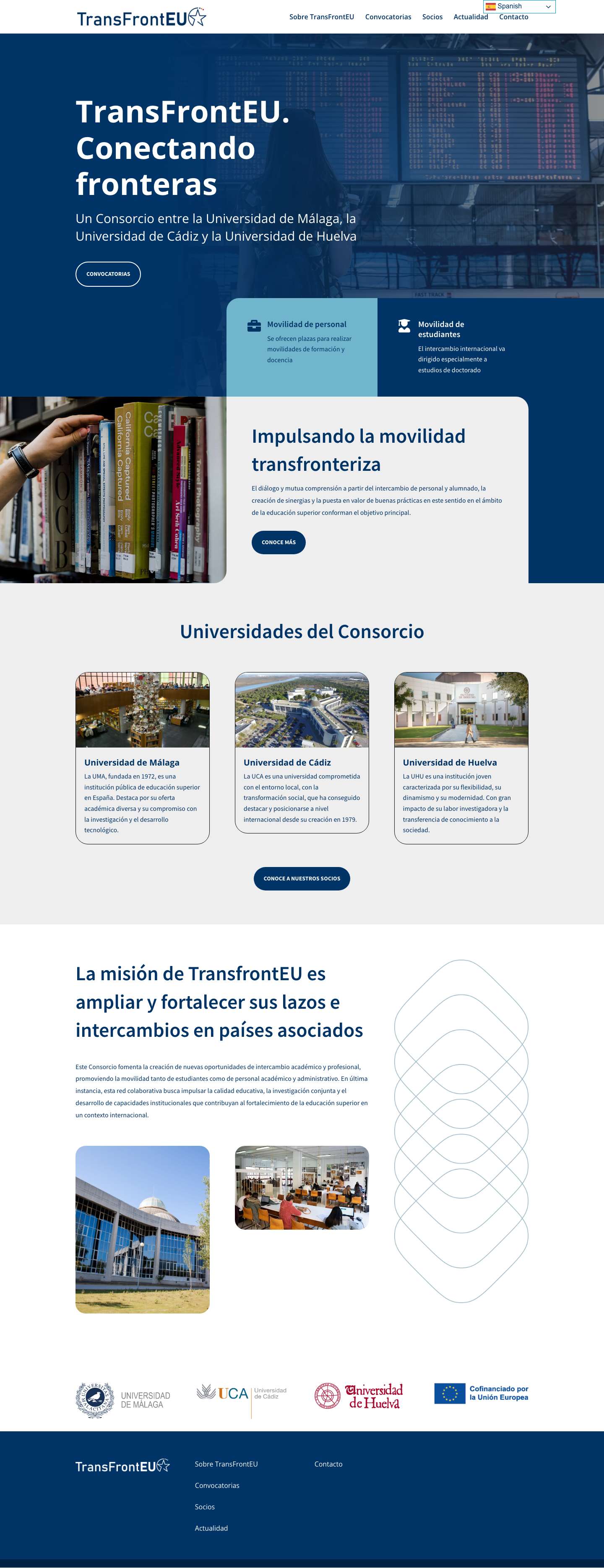 Transfronteu | Erasmus+ KA171 - Full Screenshot