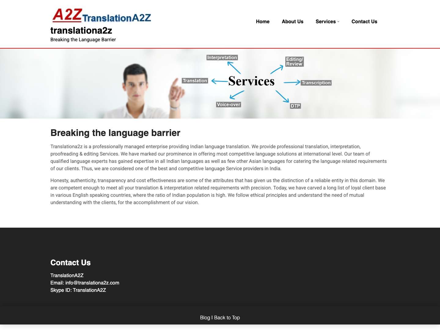 translationa2z – Breaking the Language Barrier - Full Screenshot