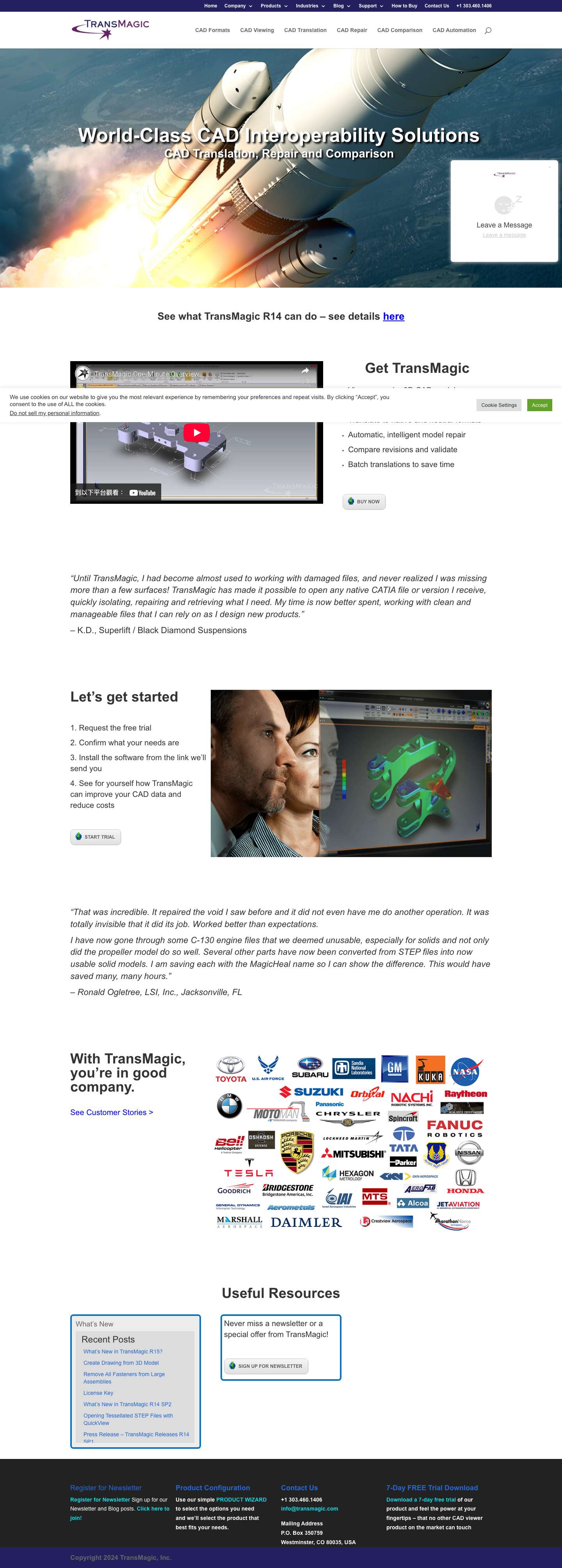 CAD Translation Software - TransMagic - Full Screenshot