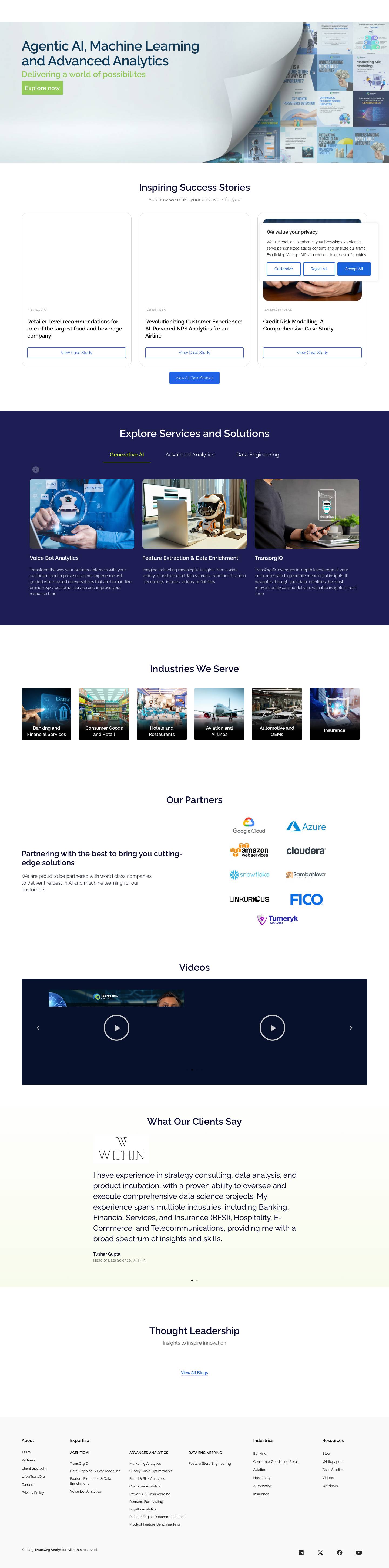 Advanced Analytics, ML & Generative AI | TransOrg Analyticslogo-dark-svg - Full Screenshot