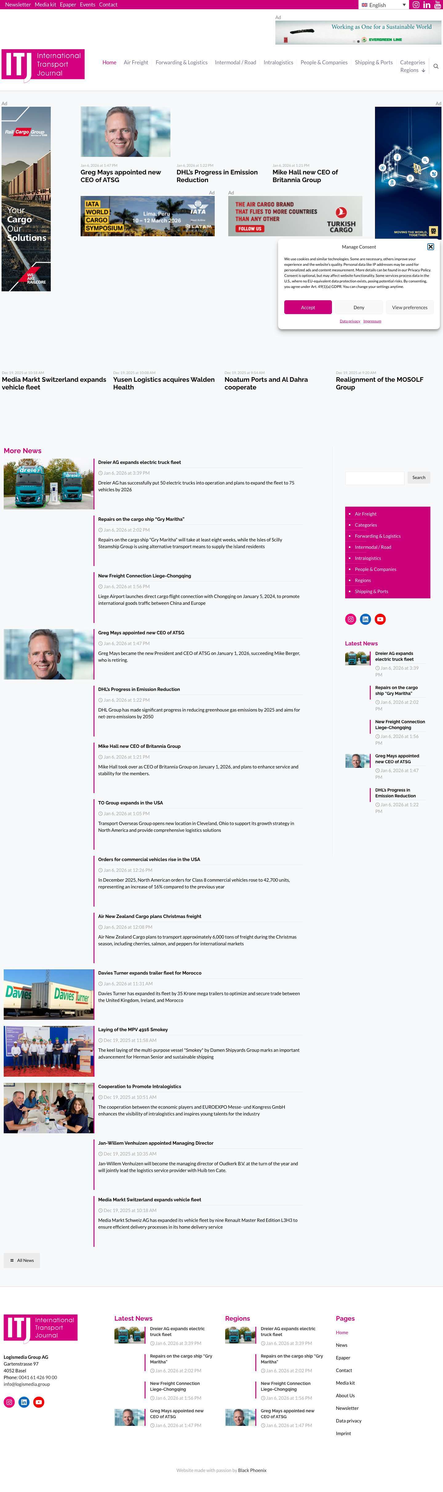 ITJ | International Transport Journal - Full Screenshot