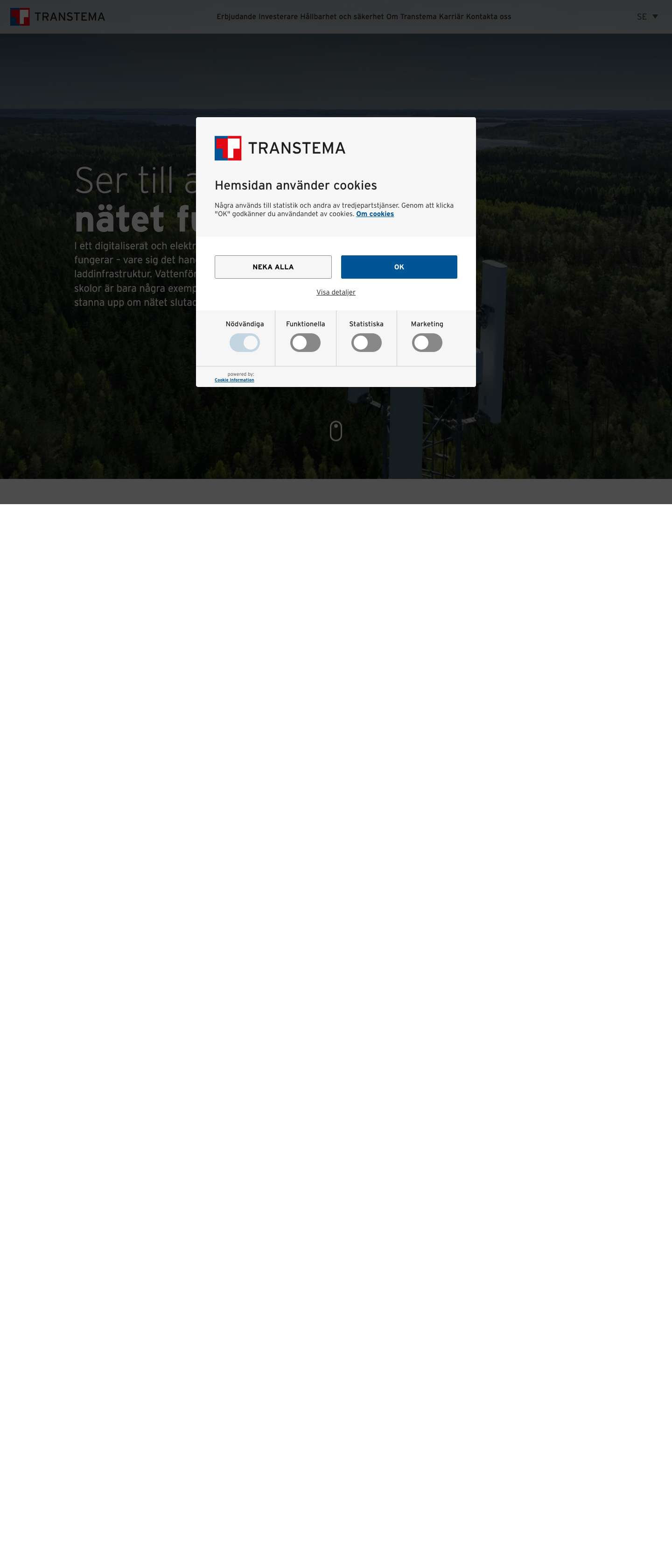 Transtema - Ser till att nätet fungerar - Full Screenshot