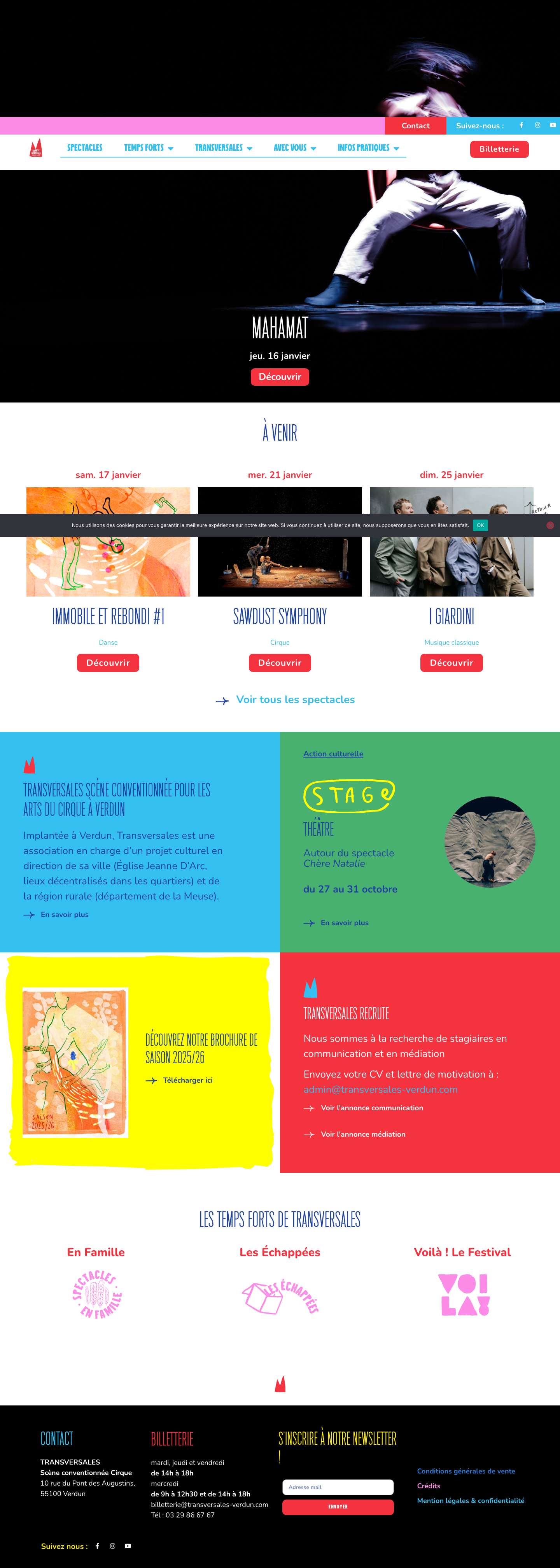 Transversales | Scène Conventionnée Cirque à VerdunNon confirmé 399182-svgNon confirmé 399182-svg - Full Screenshot