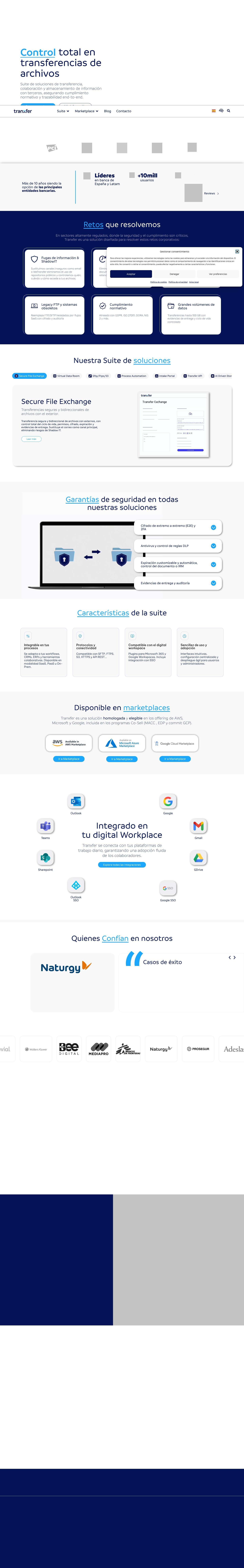 Tranxfer - Transferencia Segura de Archivos - Full Screenshot