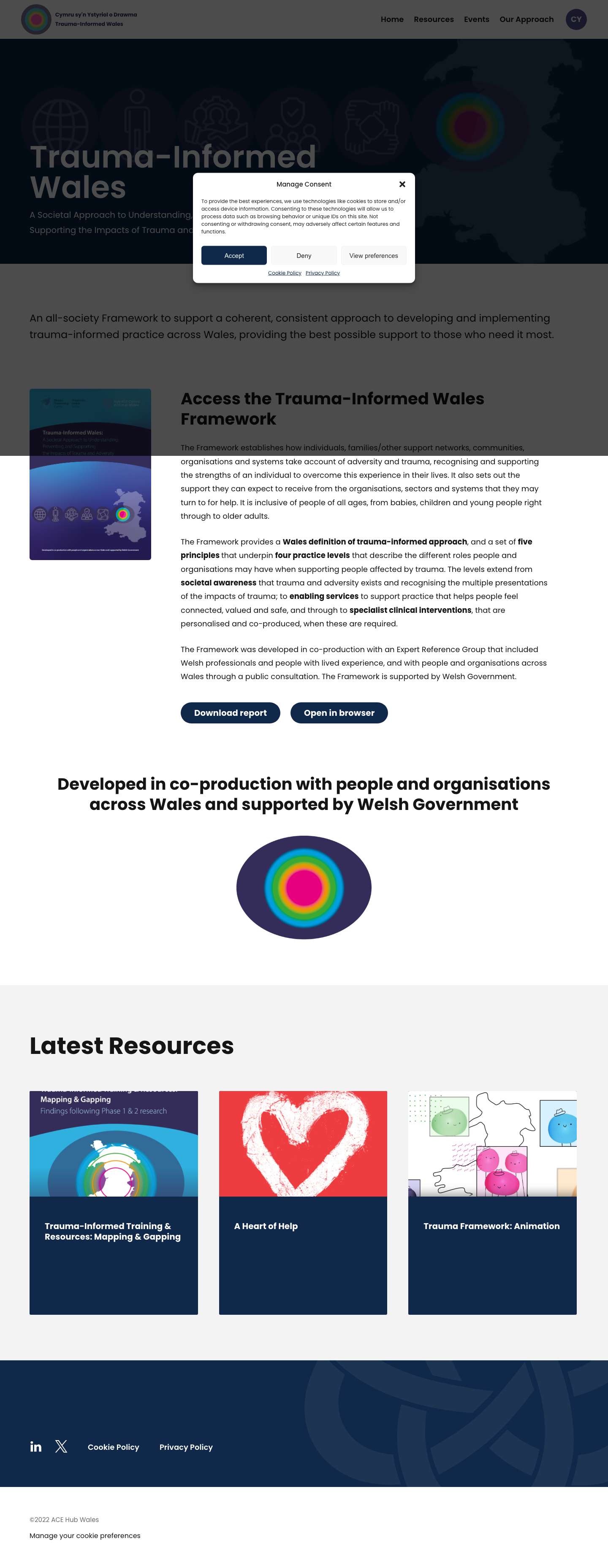 Trauma-Informed Wales - Full Screenshot