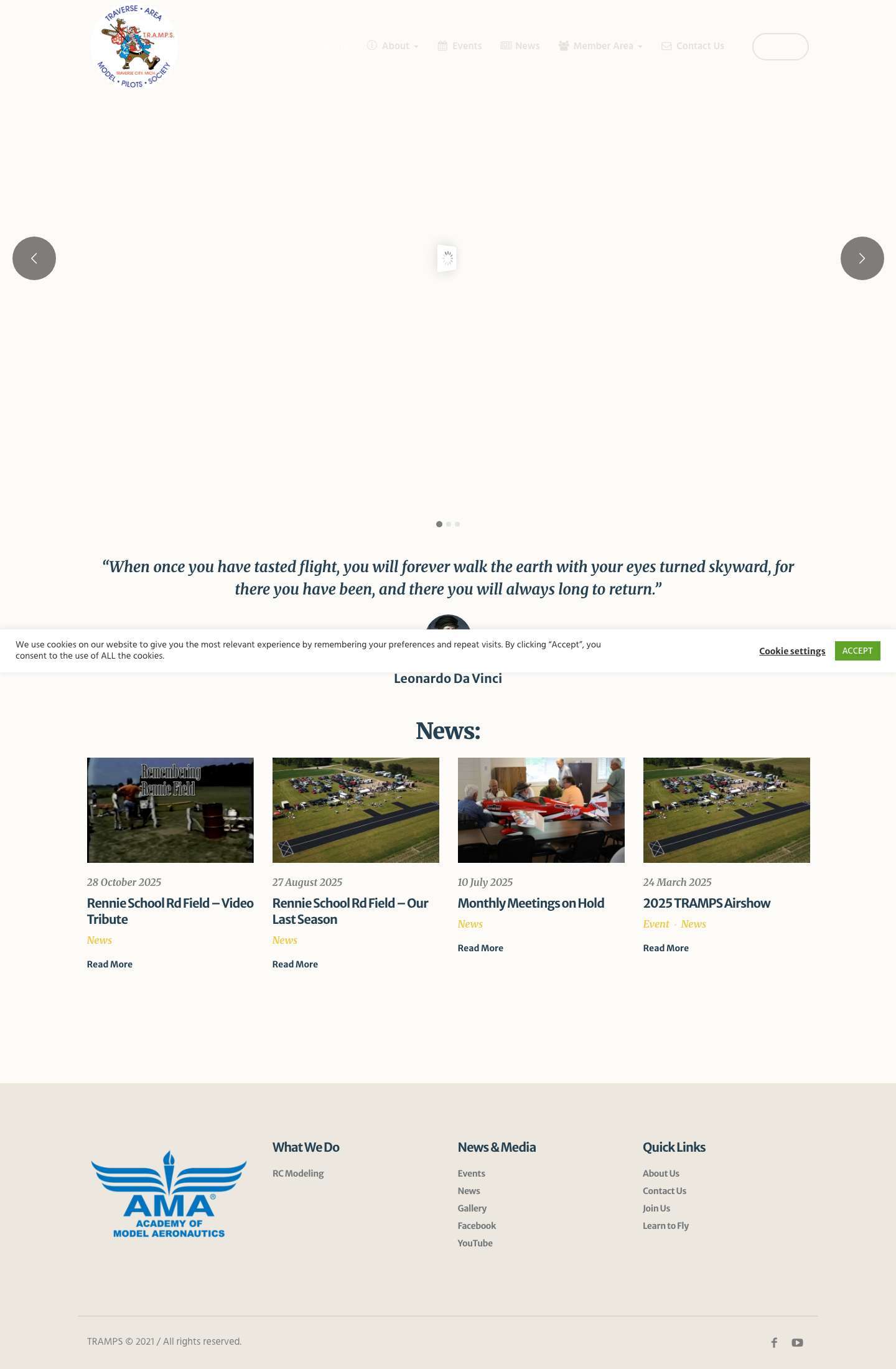 Traverse Area Model Pilots Society – Taking flight in the Traverse City, MI area! - Full Screenshot
