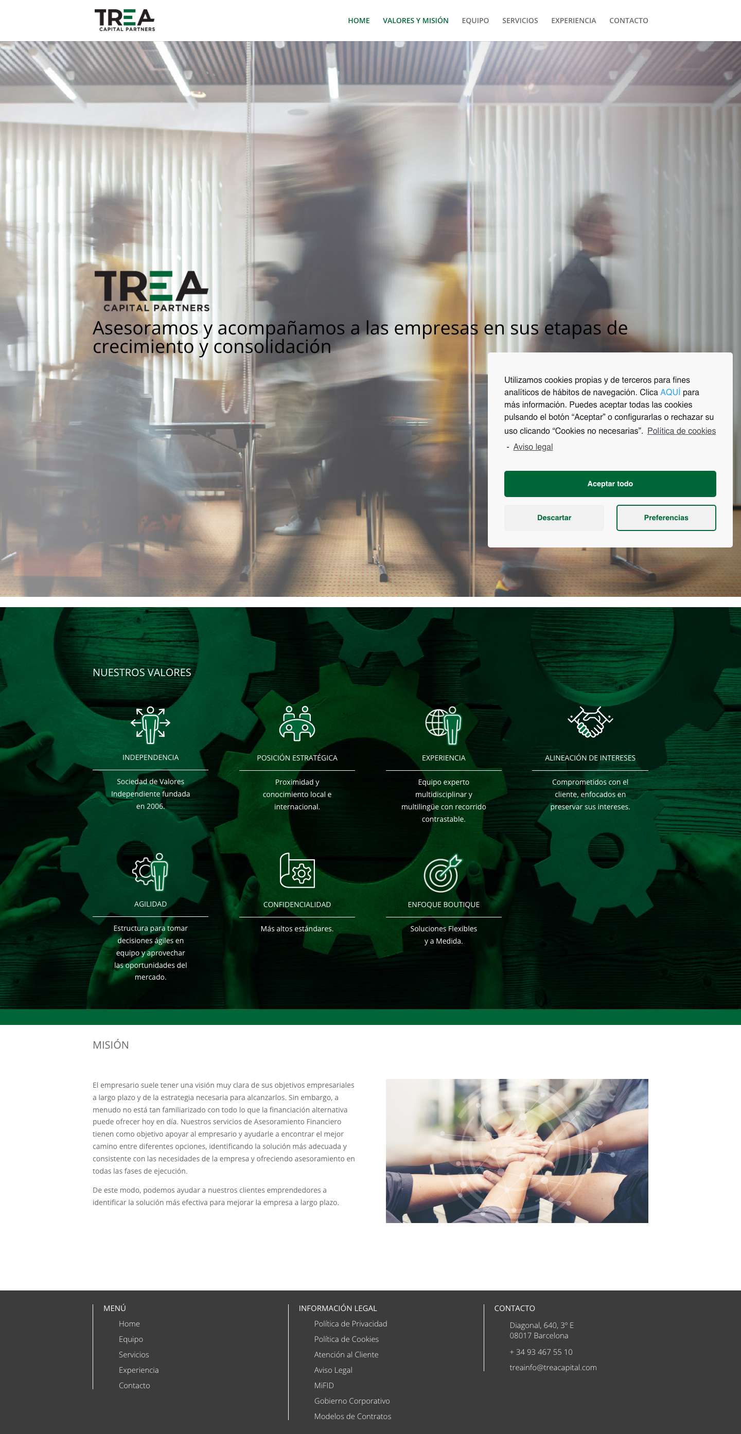 Trea Capital | - Full Screenshot