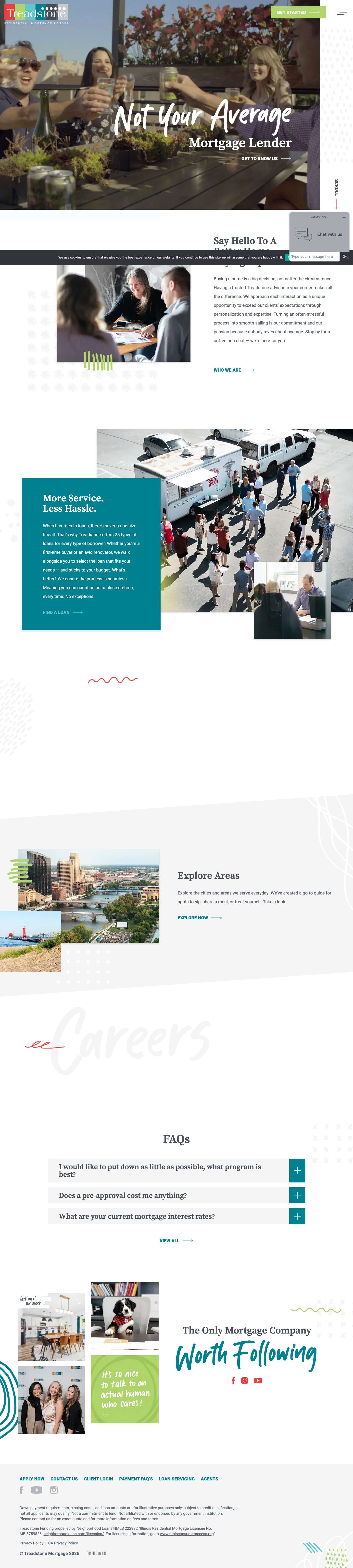 Mortgages Made Simple in Michigan | Treadstone Mortgage - Full Screenshot