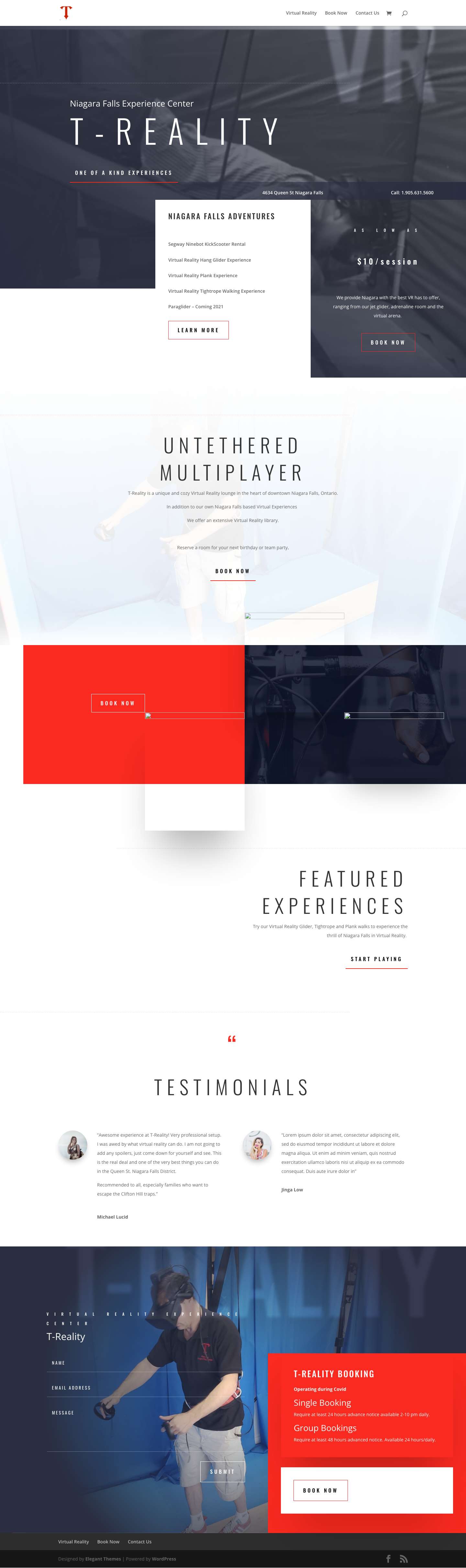 T-Reality | My WordPress Blog - Full Screenshot