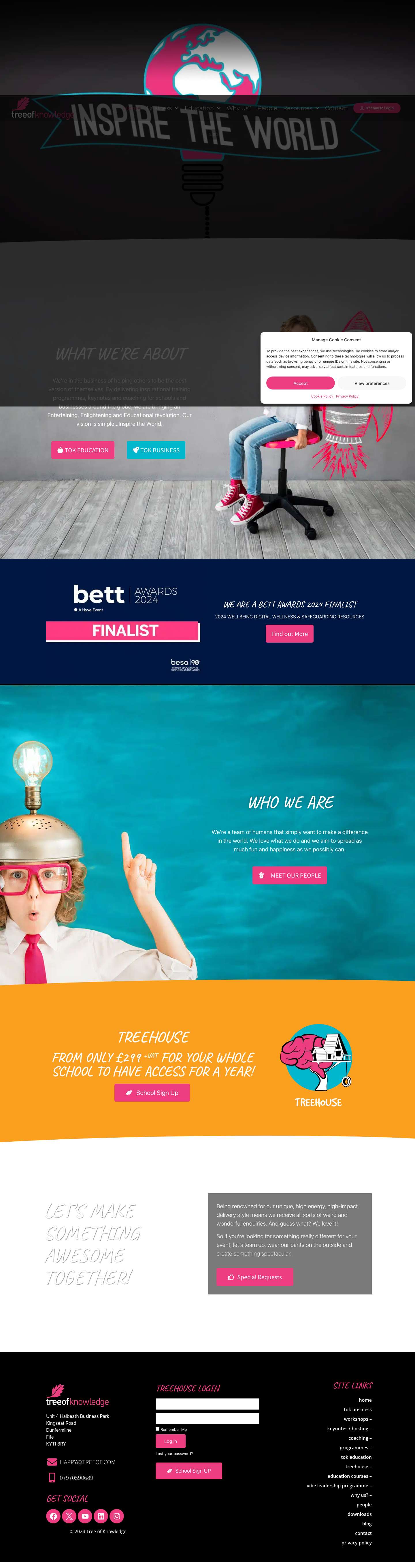 Home - Tree of Knowledge - Full Screenshot