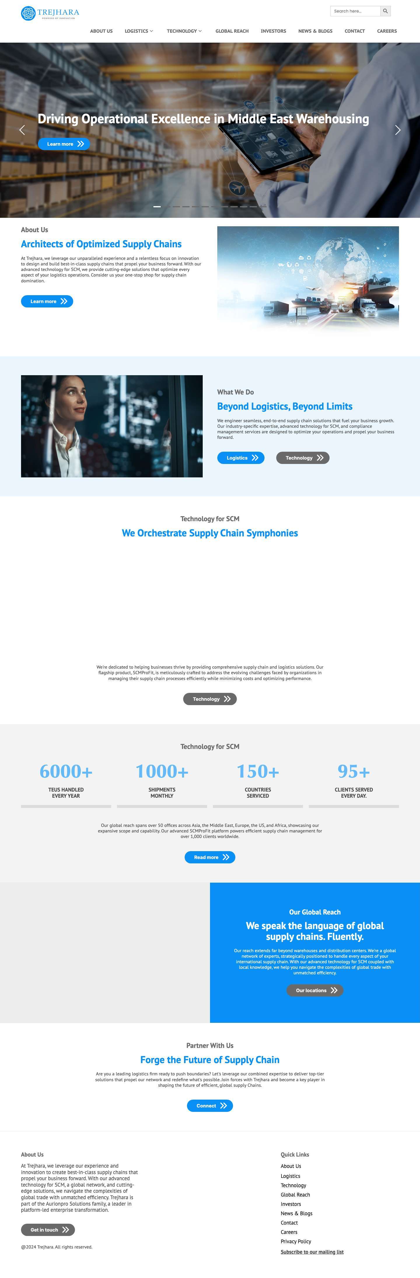 Trejhara | Powered by innovation - Full Screenshot