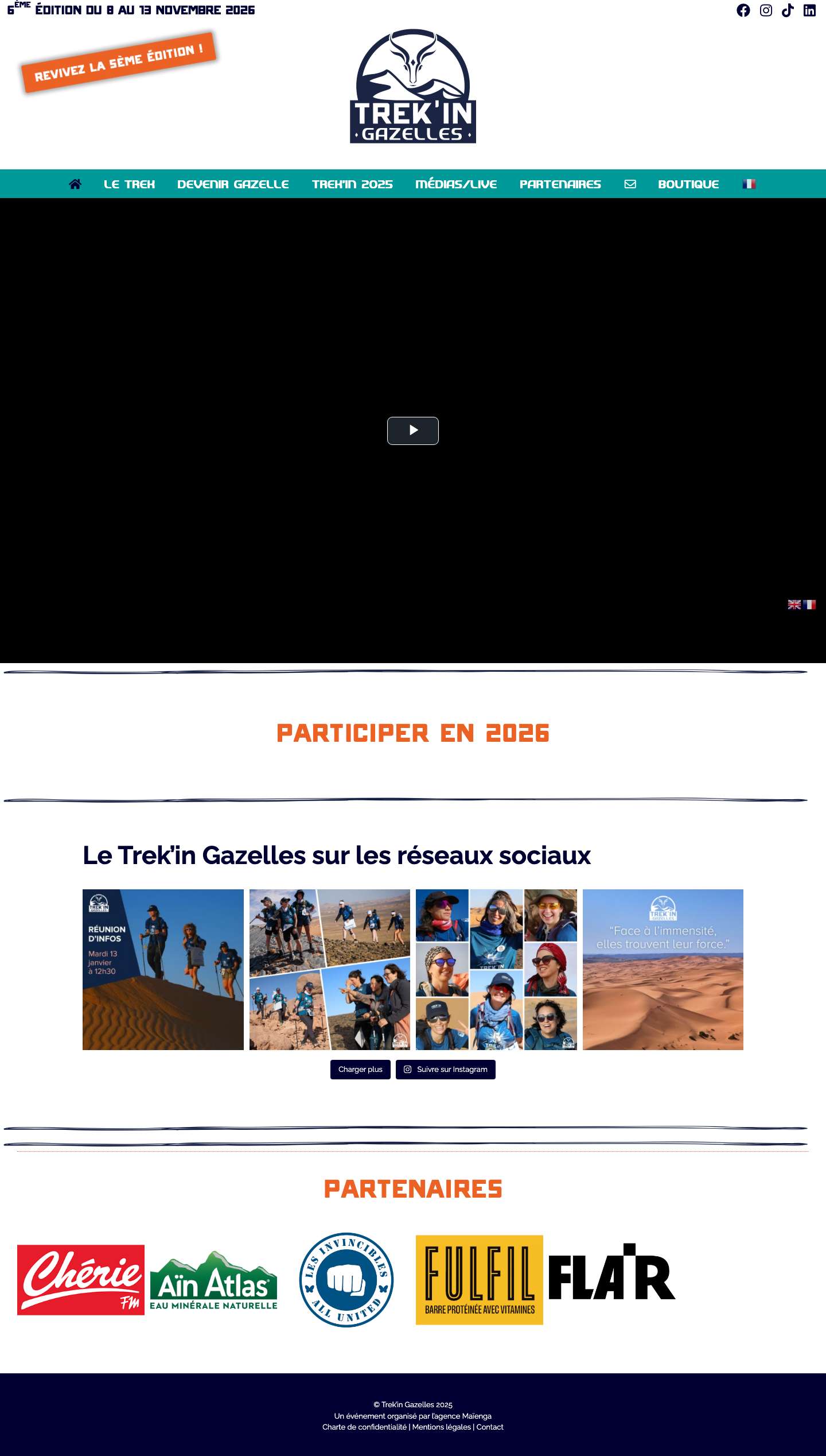Trek'in Gazelles : vivez le Rallye Aïcha des Gazelles du Maroc, en Trek ! - Full Screenshot