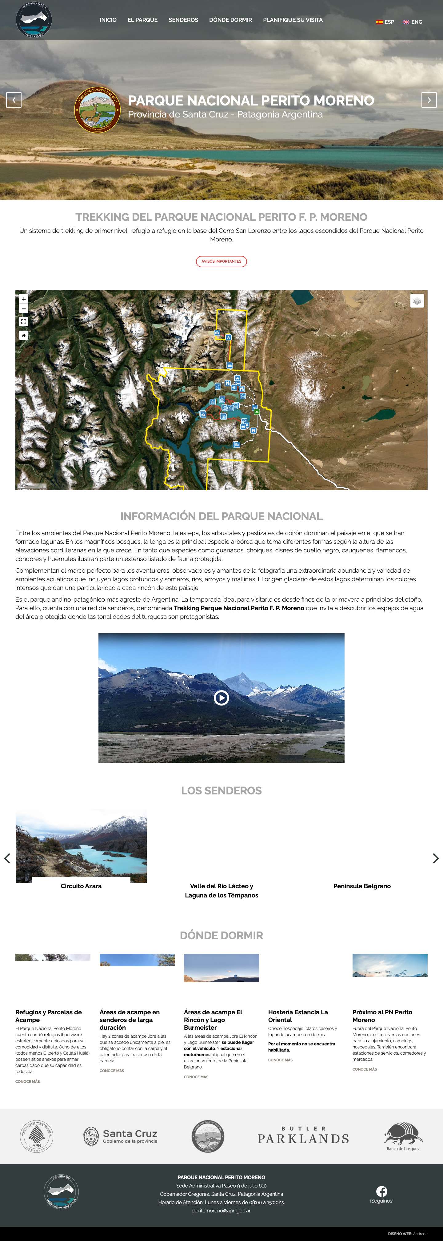 Treking Parque Nacional Perito Moreno - Full Screenshot