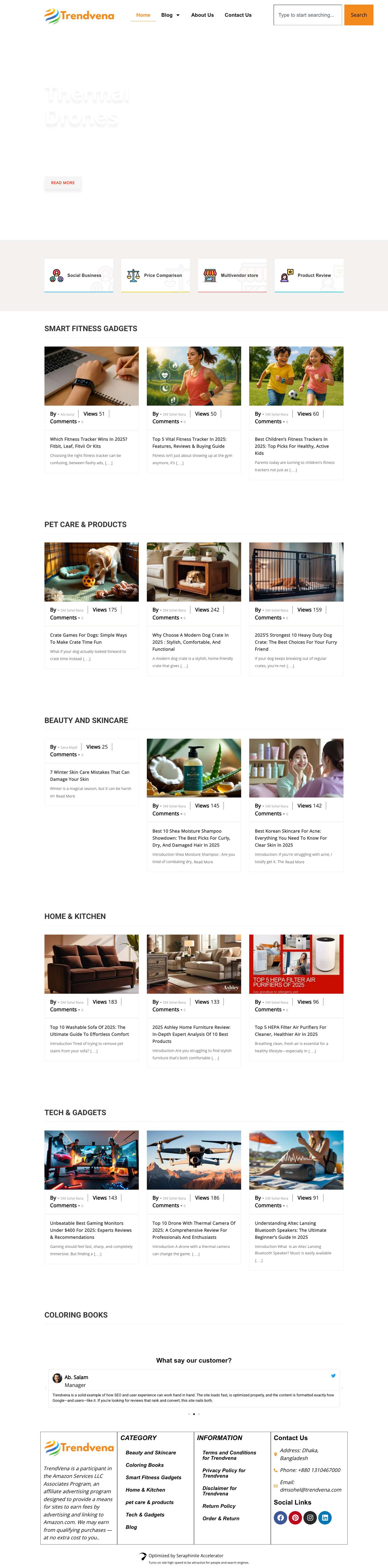 Home - Trendvena - Full Screenshot