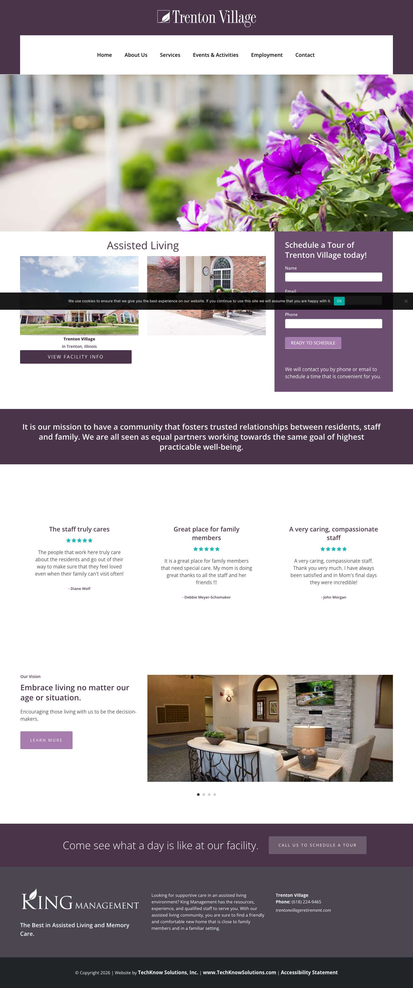 Assisted Living Facilities & Nursing Homes - Full Screenshot