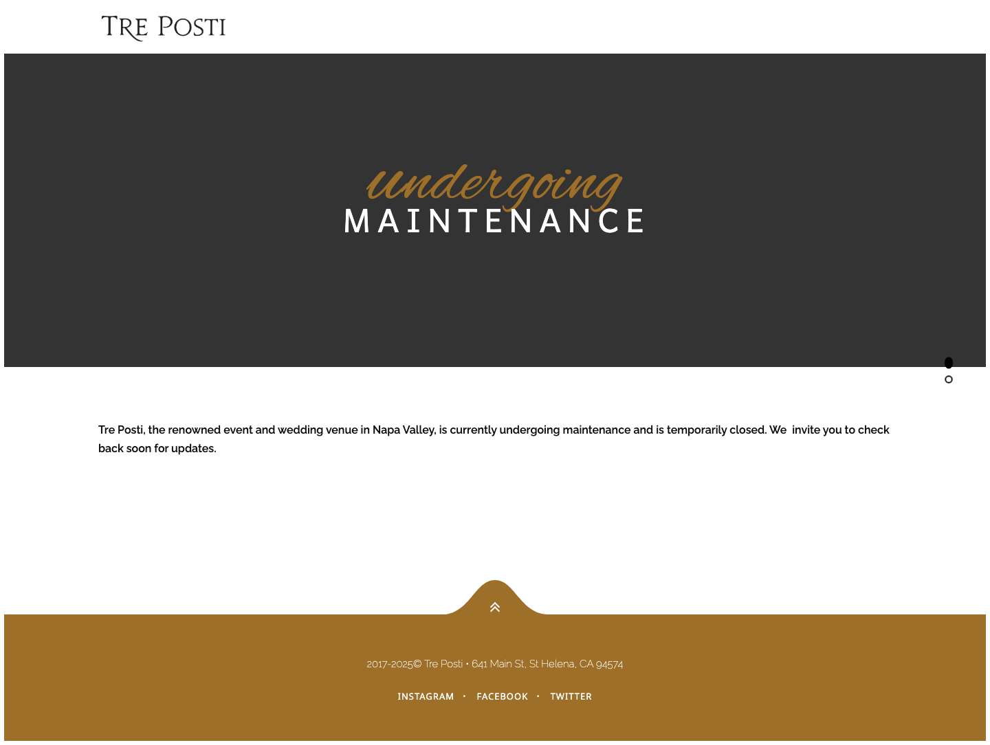 Maintenance - Tre Posti - Full Screenshot