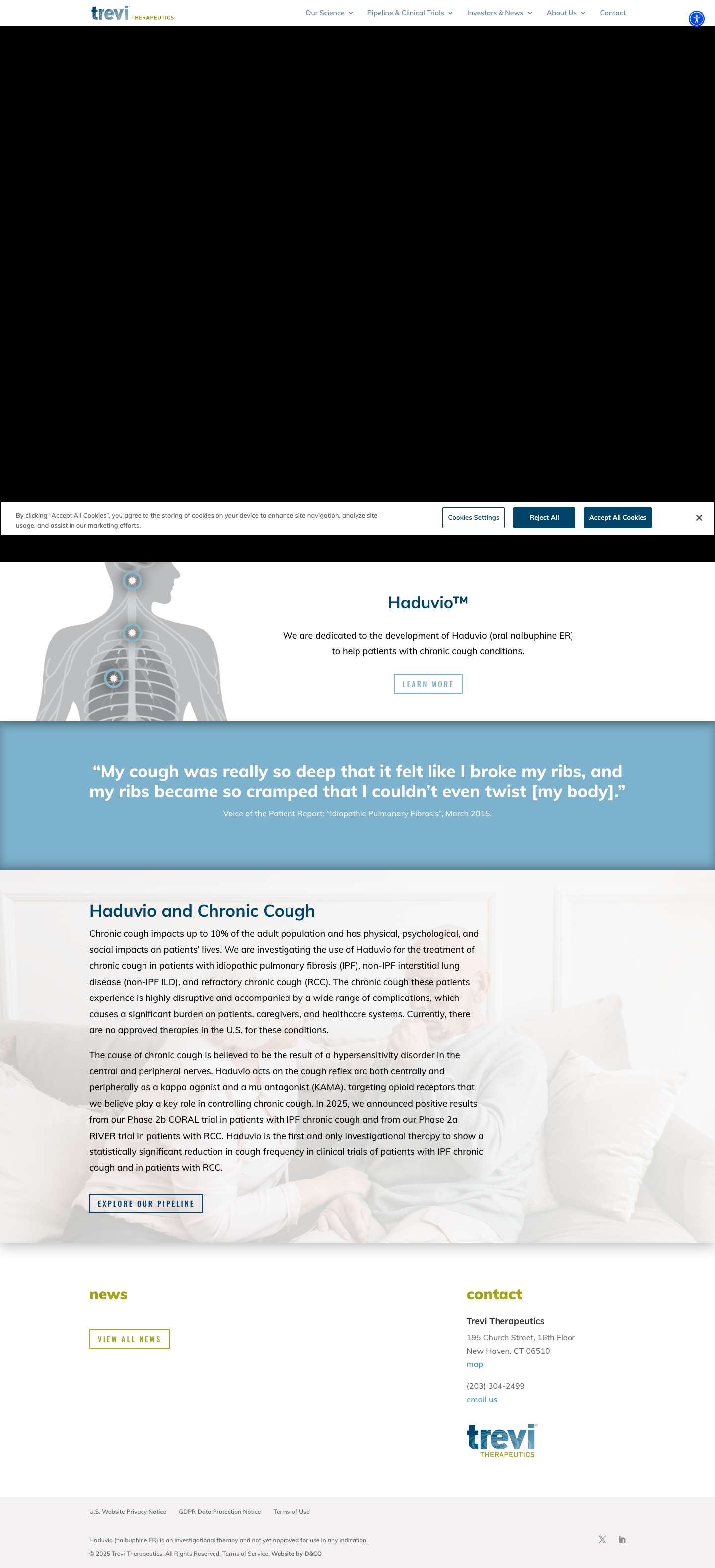 Trevi Therapeutics|A Novel Approach to Treat Chronic Cough - Full Screenshot