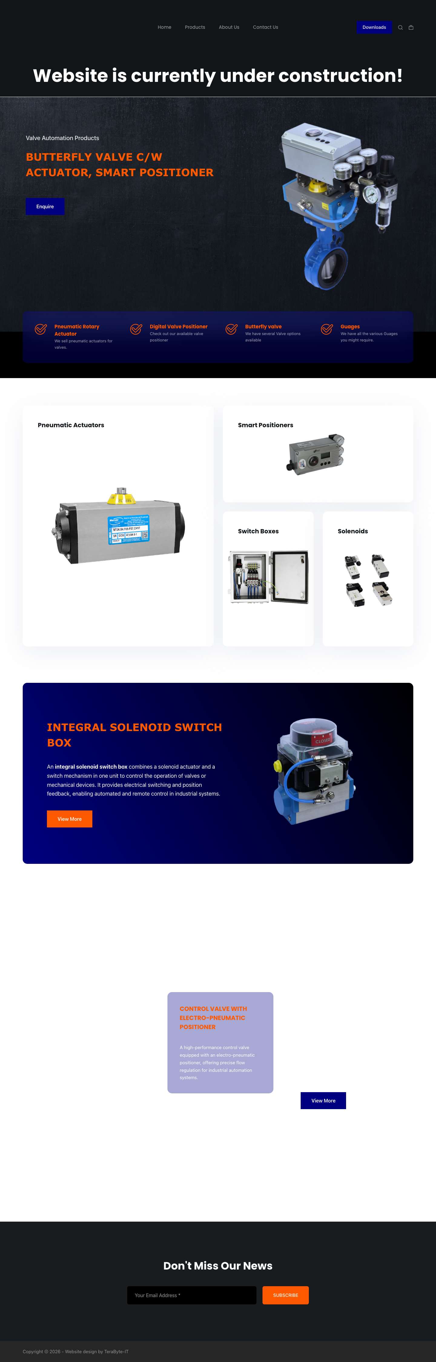 Home - Trewfit Controls - Full Screenshot