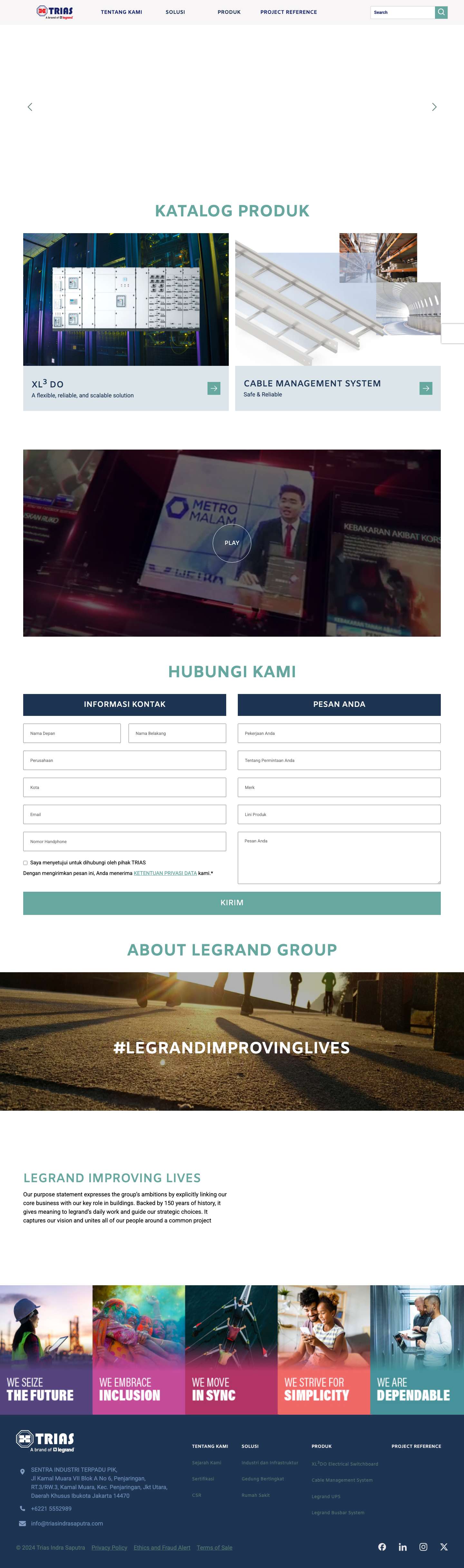 PT Trias Indra Saputra – Protecting Your Investment with Reliable and Trusted Energy Solutions - Full Screenshot