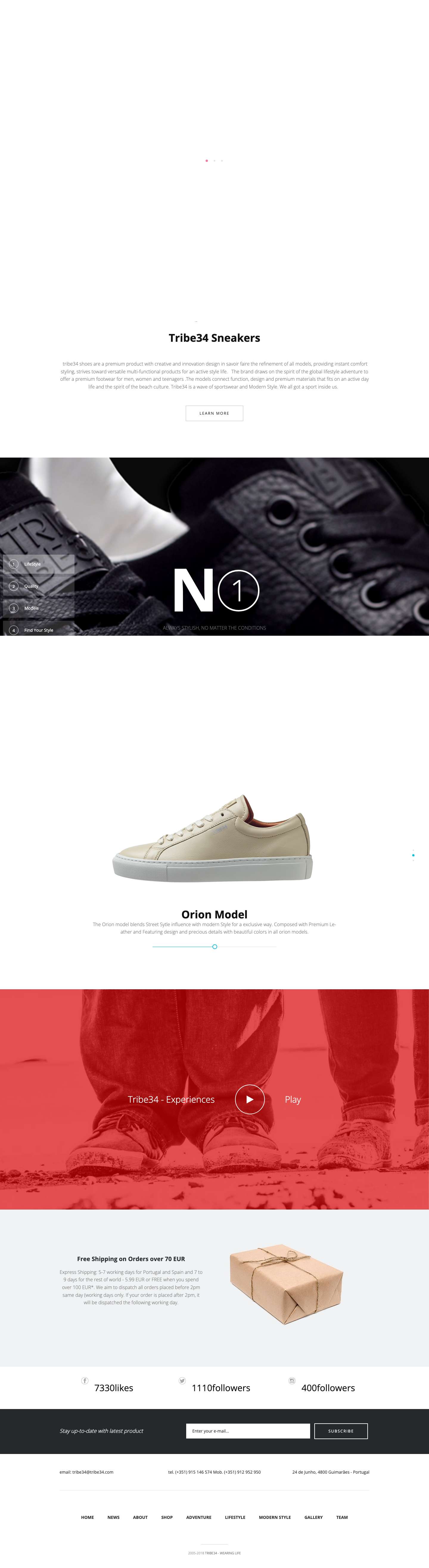 Tribe34 | Tribe34 - Wearing Life - Full Screenshot