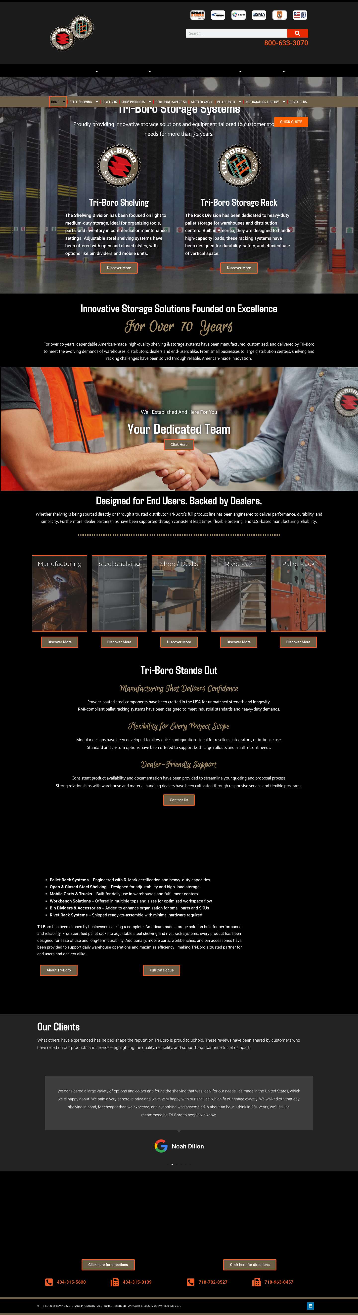 Tri-Boro Shelving & Storage Rack - Full Screenshot