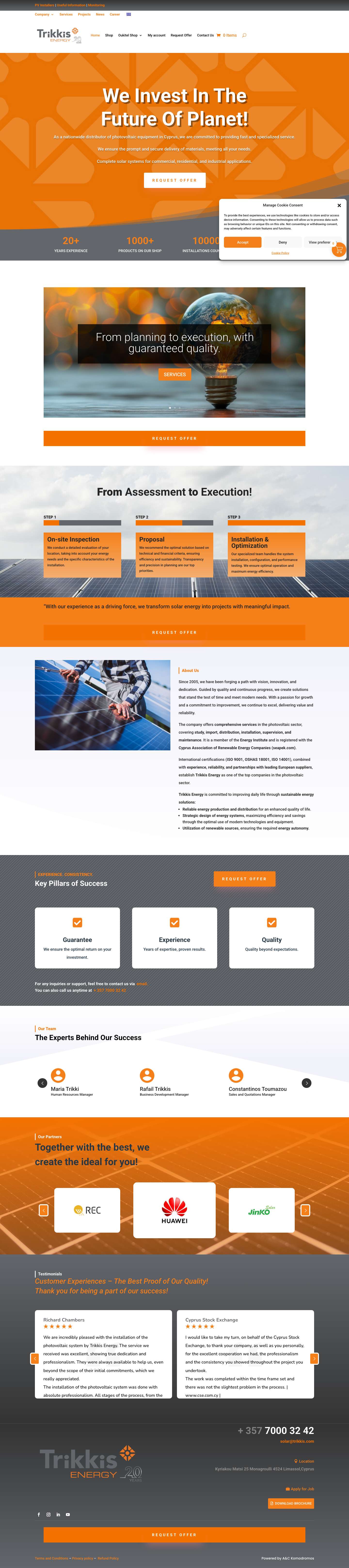 Trikkis Energy LTD | A true source of energy - Full Screenshot